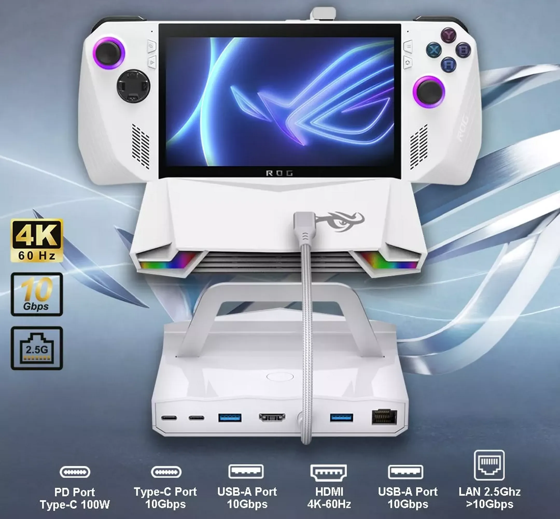 IBROZ Dock / Station d'accueil pour console portable ROG Ally image