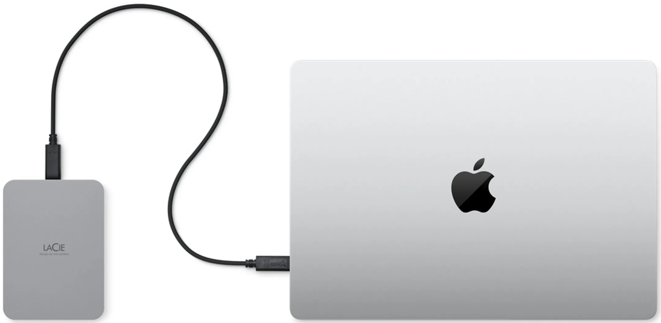 Lacie Disque Dur externe Mobile Drive Secure - 4 To - Gris - STLR4000400 image