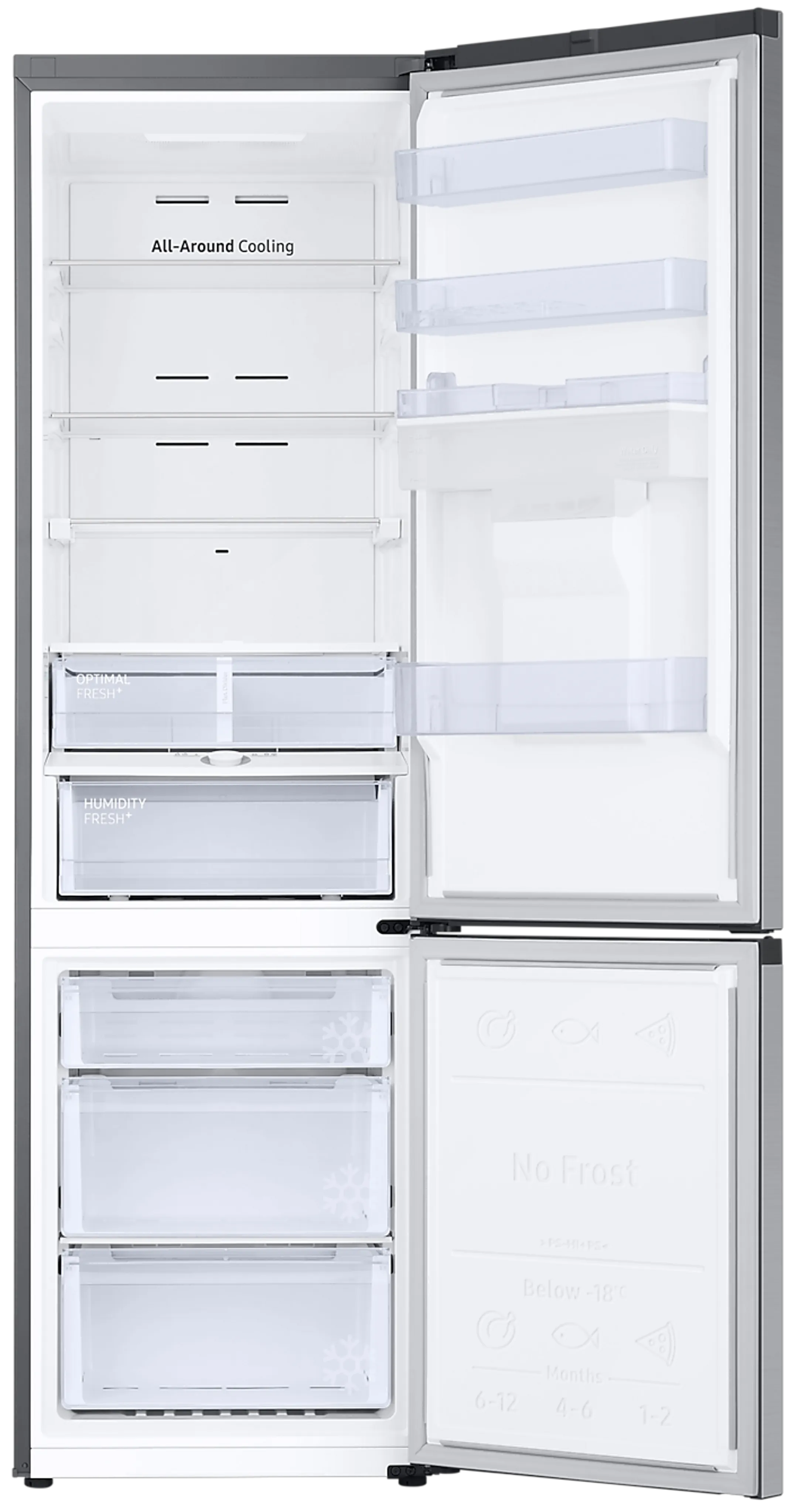 Samsung Combi Fridge Freezer SpaceMax RB38C634DSA/EF image