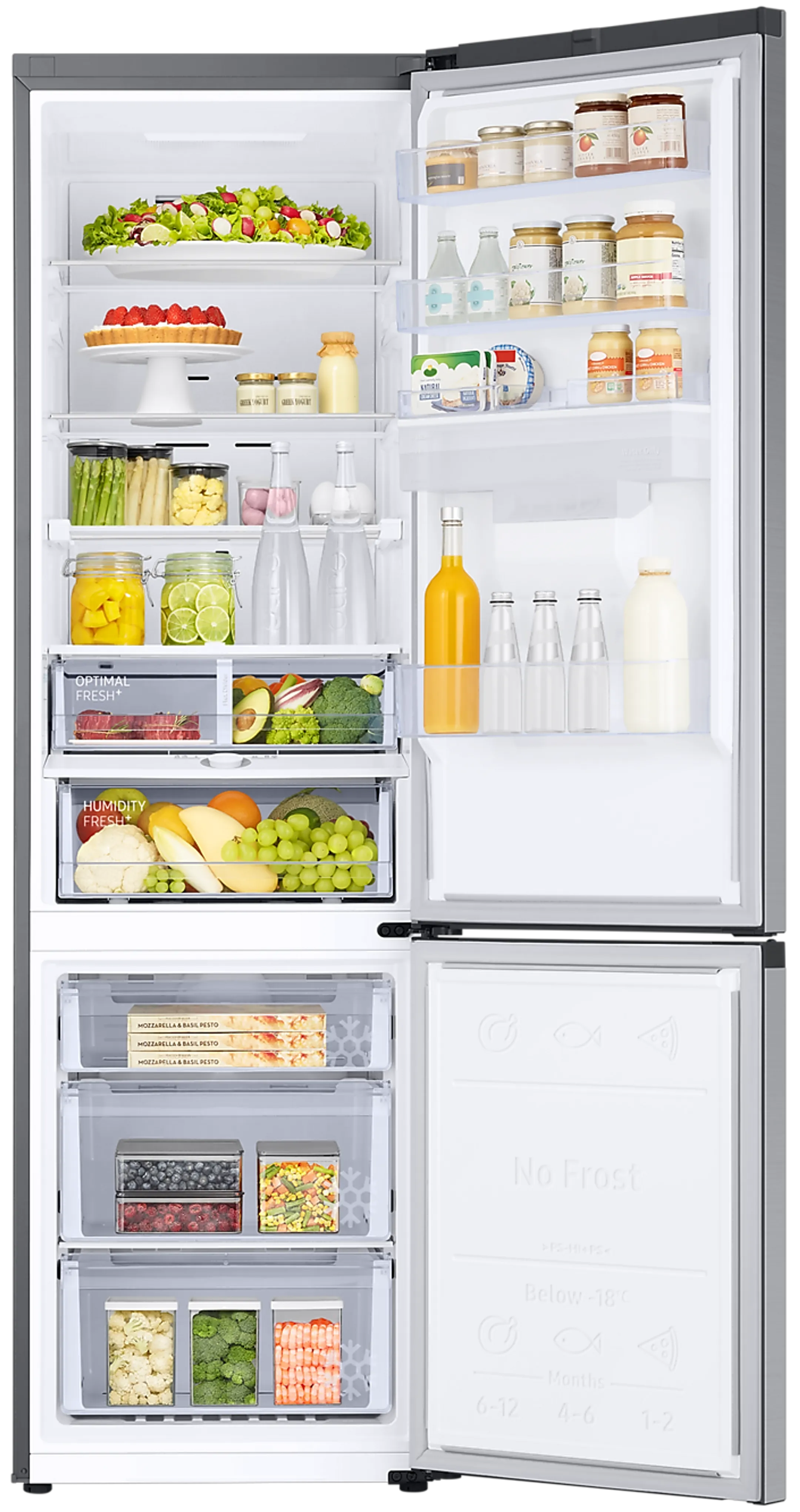 Samsung Combi Fridge Freezer SpaceMax RB38C634DSA/EF image