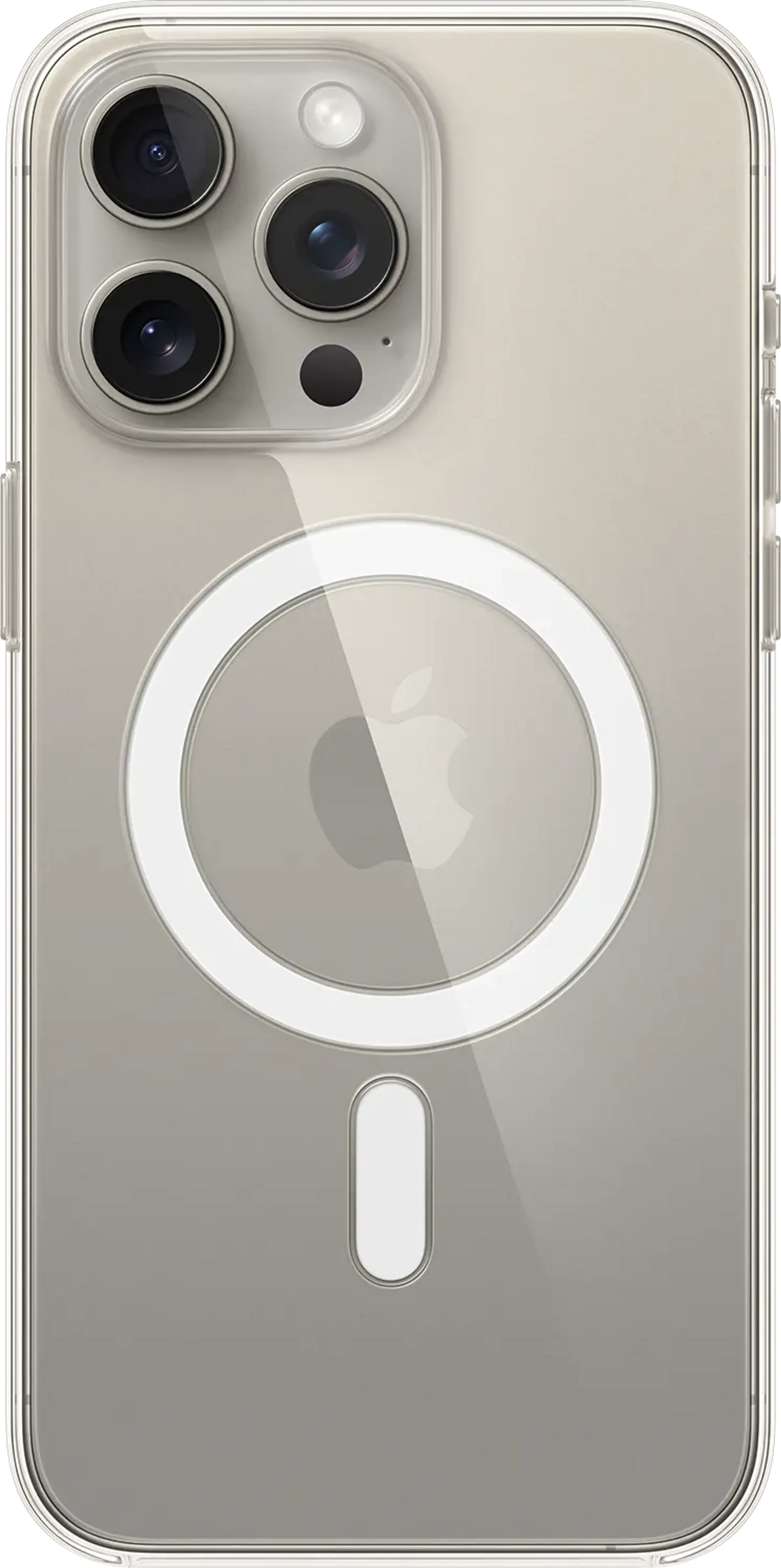 Coque transparente avec MagSafe pour iPhone 15 Pro Max