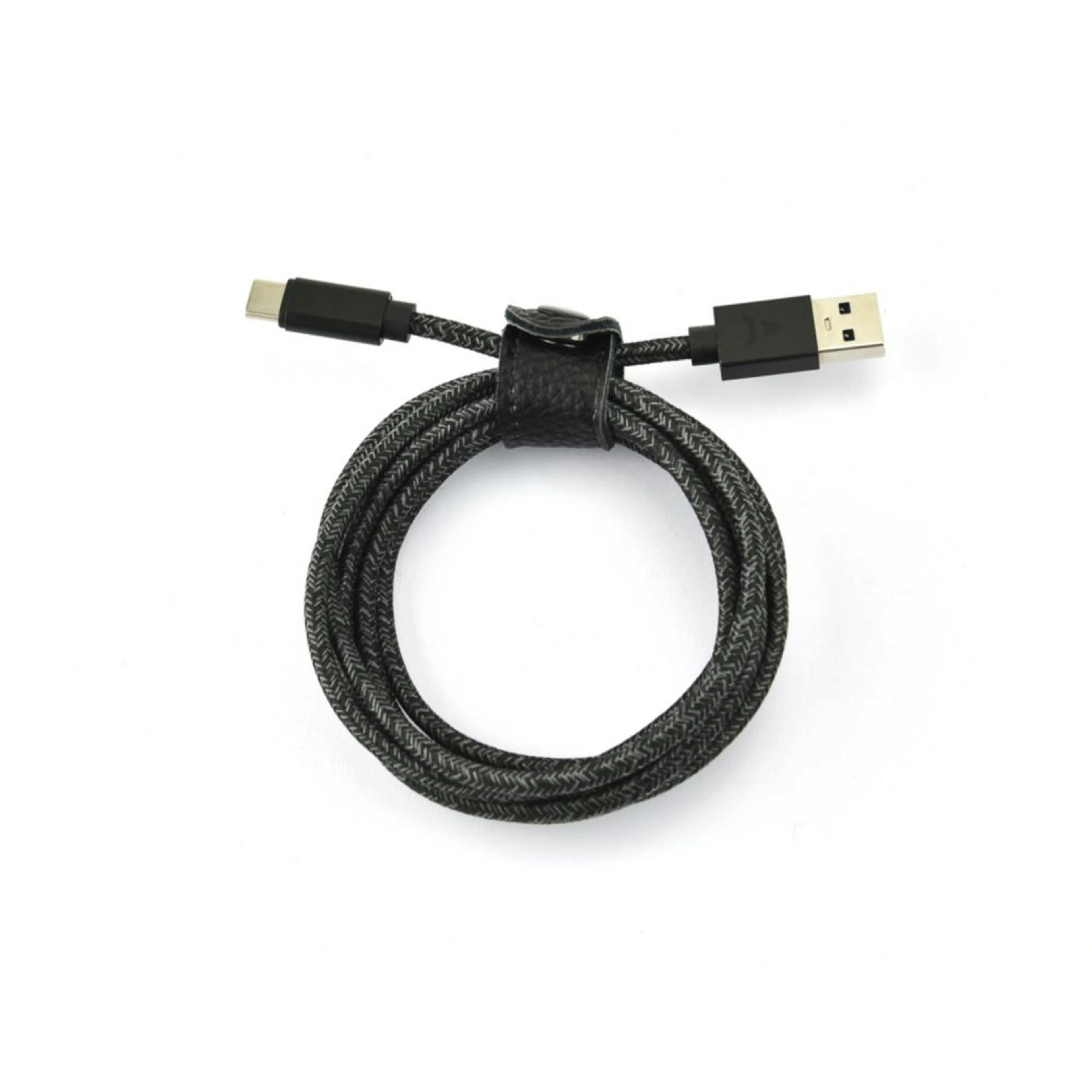Adeqwat Braided USB-C to USB-A cable - 3m - Black image