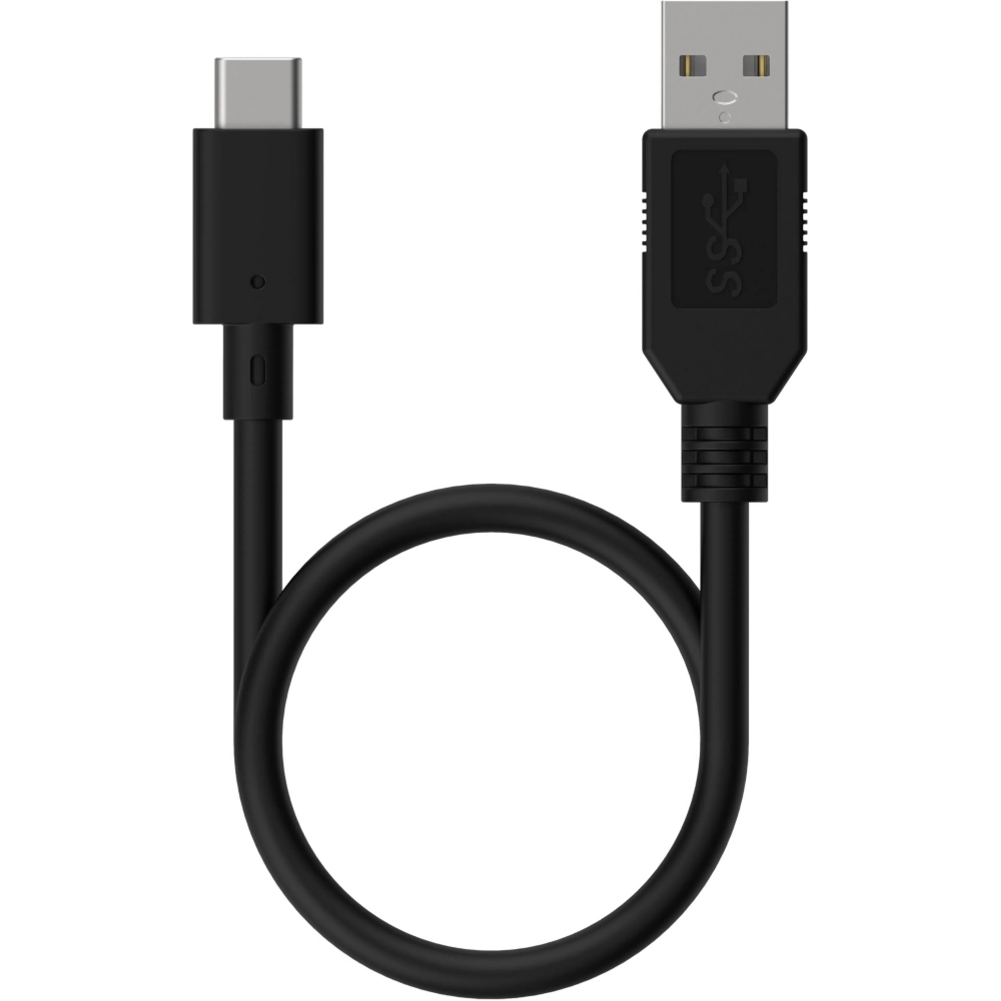Adeqwat Braided USB-C to USB-A cable - 3m - Black image