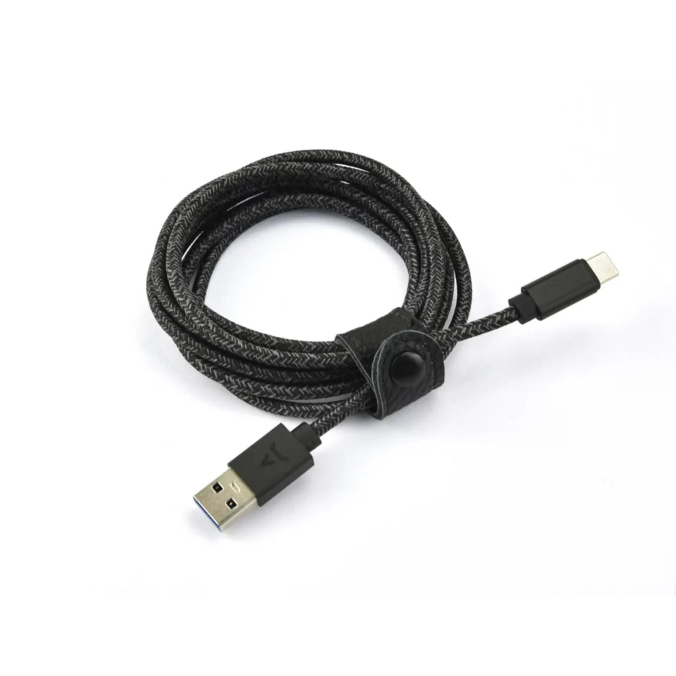 Adeqwat Cable USB-C vers USB-A Tressé - 3m - Noir image