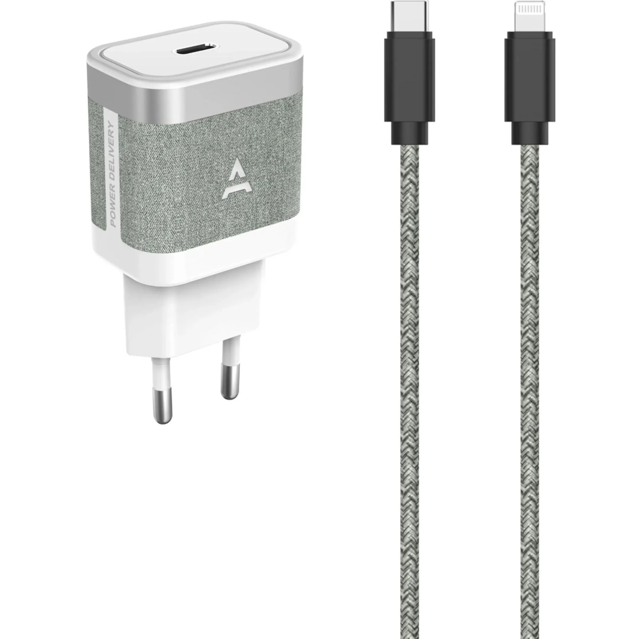Chargeur secteur 30W USB-C + Cable Lightning vers USB-C - 1m