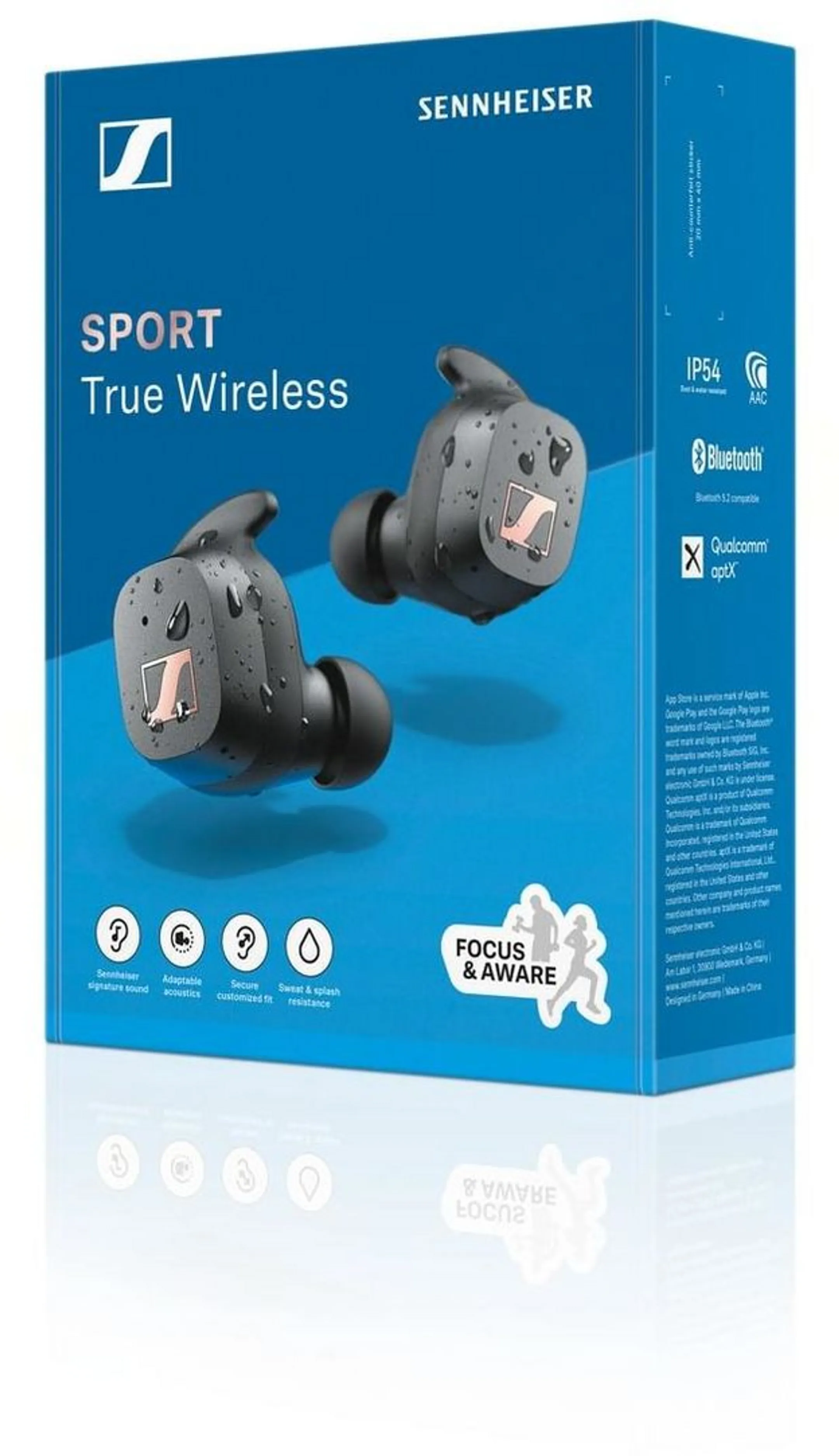 Sennheiser Ecouteurs sans fil Sport True Wireless - Noir image