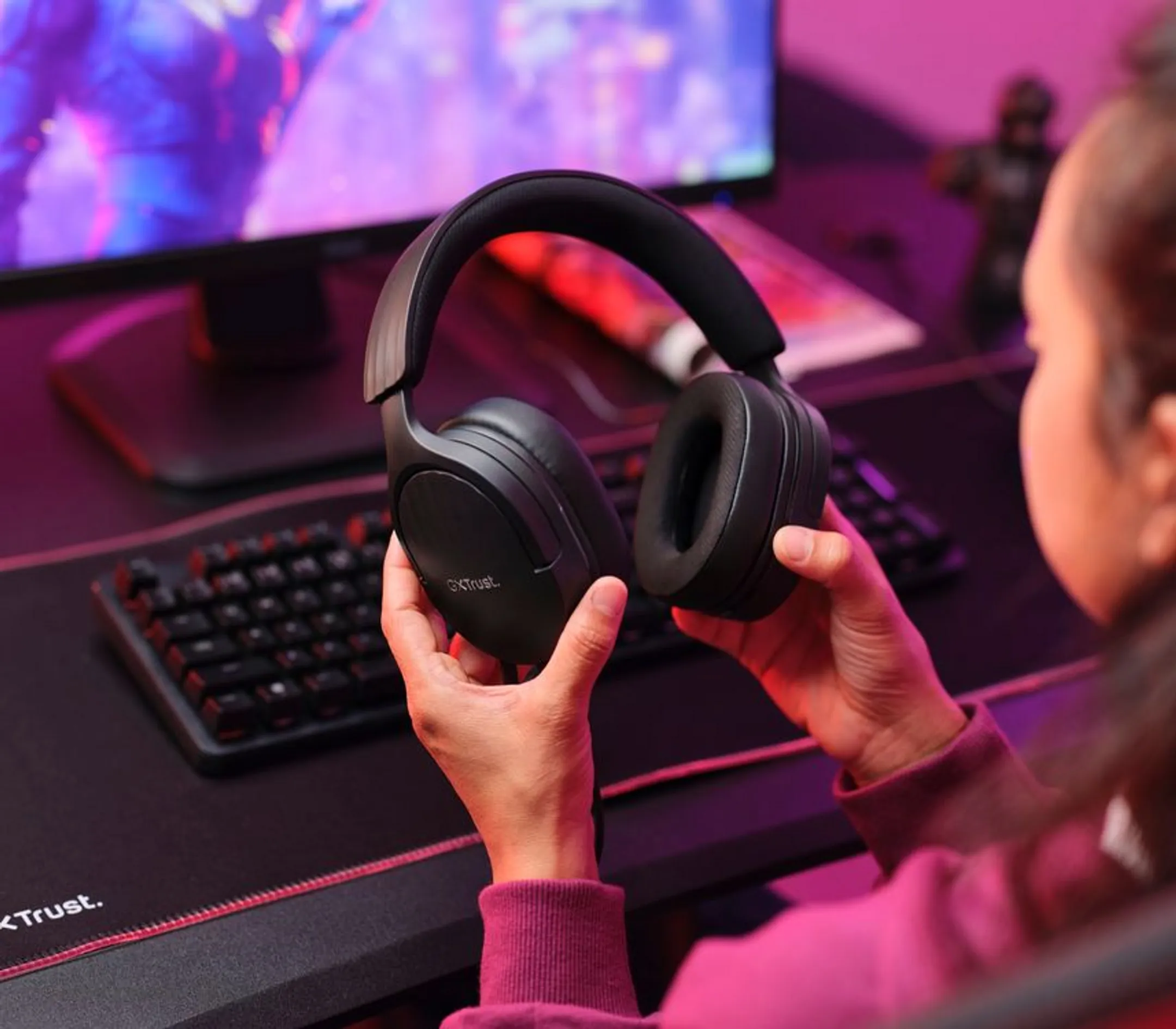 Trust GXT 489 FAYZO Gaming Headset - Black image