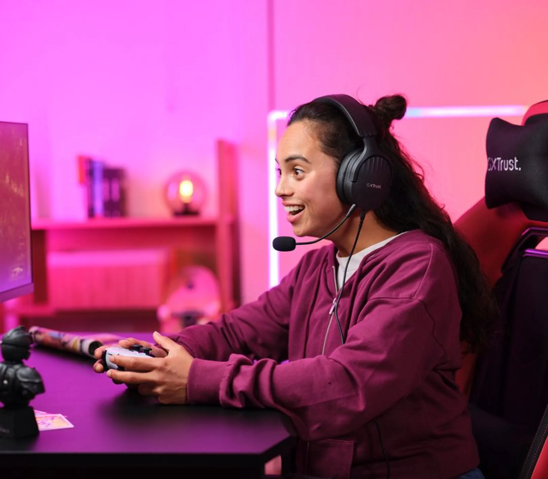 Trust GXT 489 FAYZO Gaming Headset - Black image