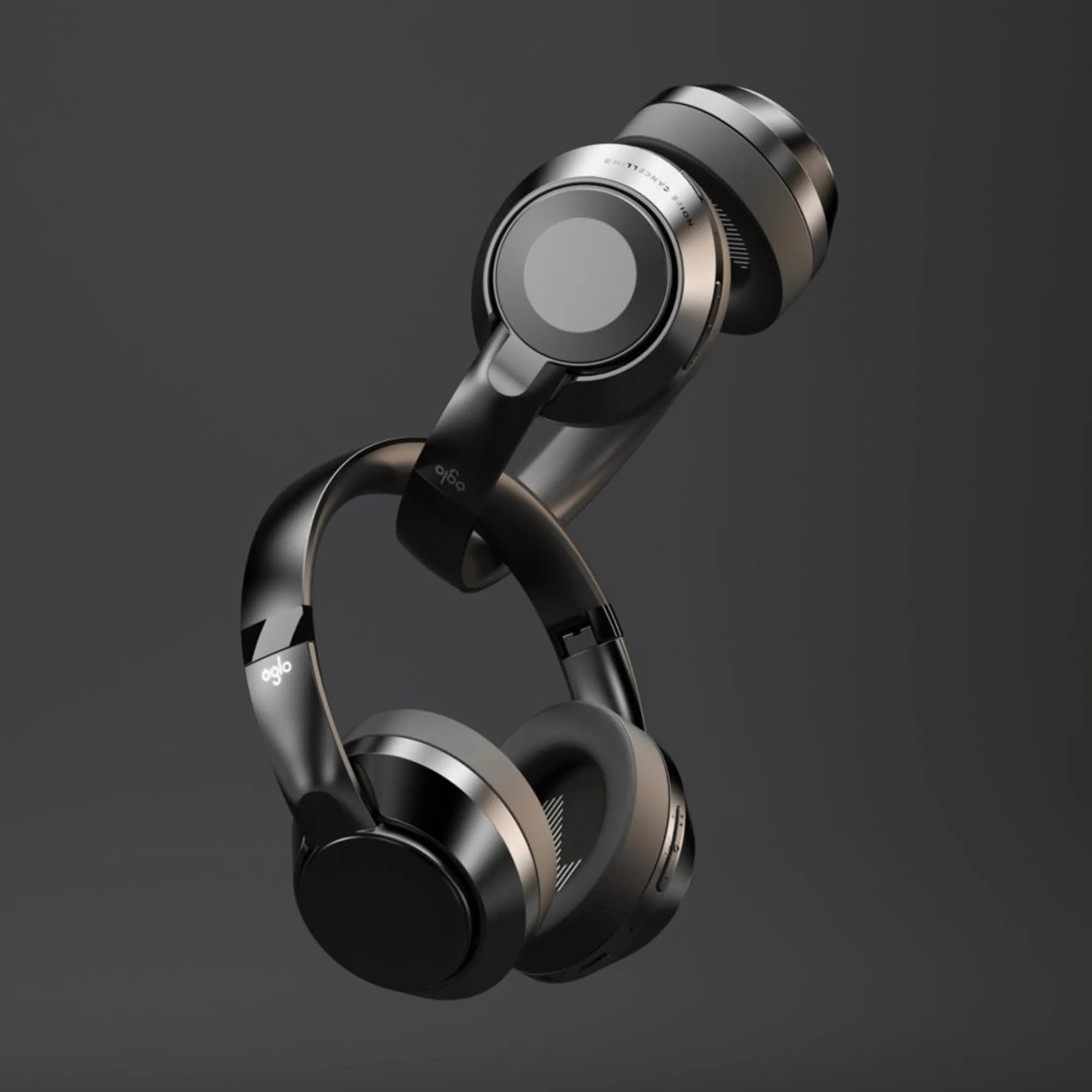 OGLO Wireless headset MUZ 3 ANC - Black image