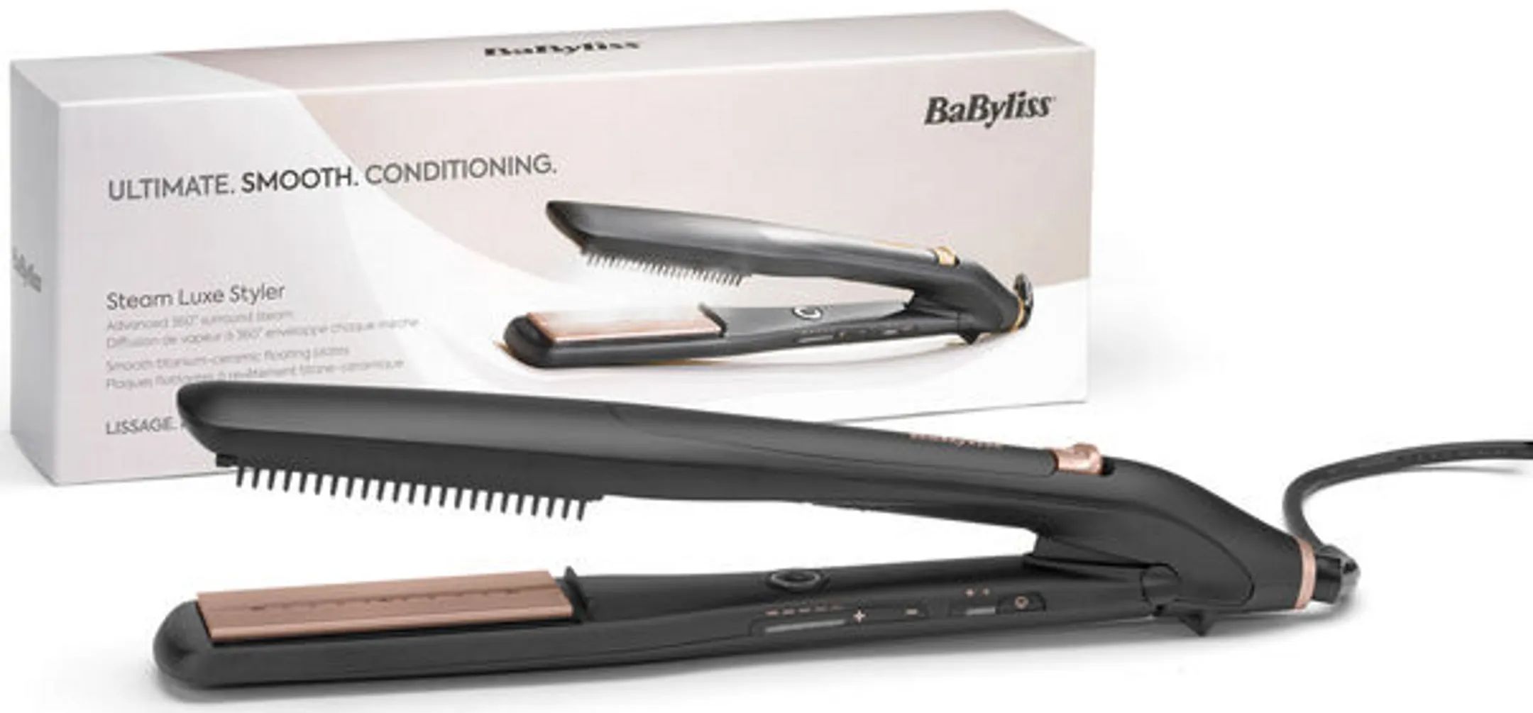 Babyliss Steam Radiance ST596E Straightener image