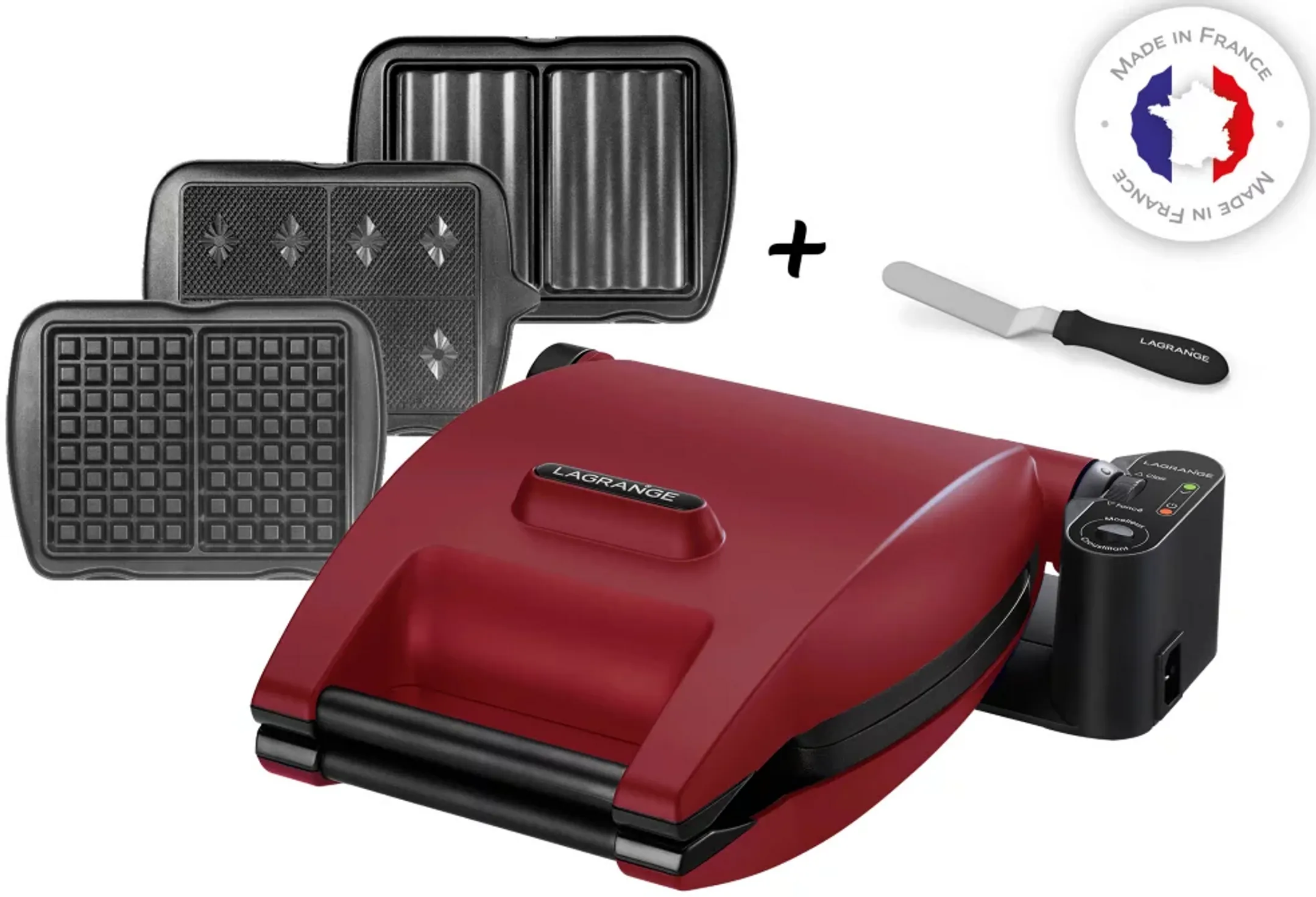 Gaufrier Premium Gaufres - Rouge