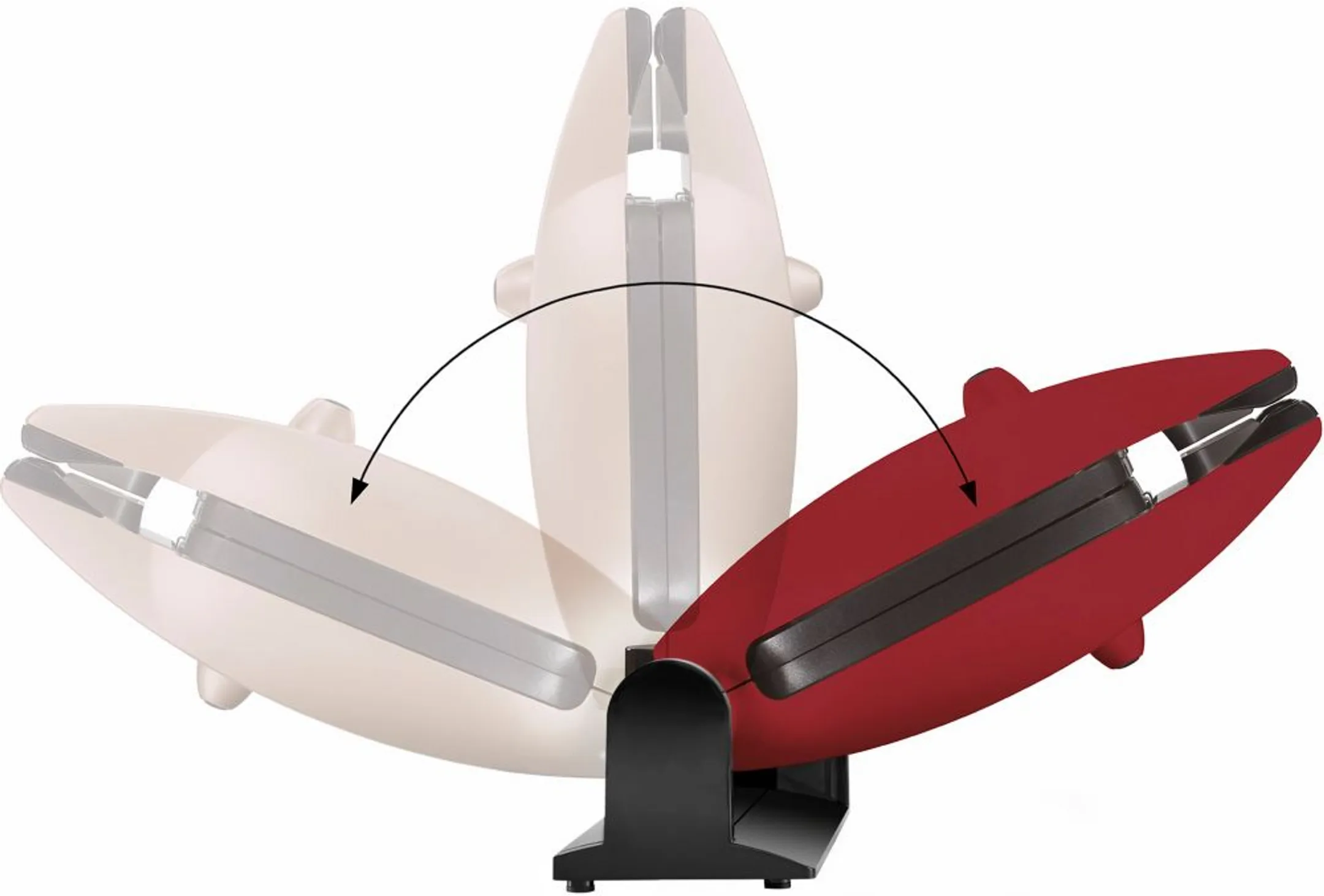 Lagrange Waffle maker Premium Gaufres - Red image