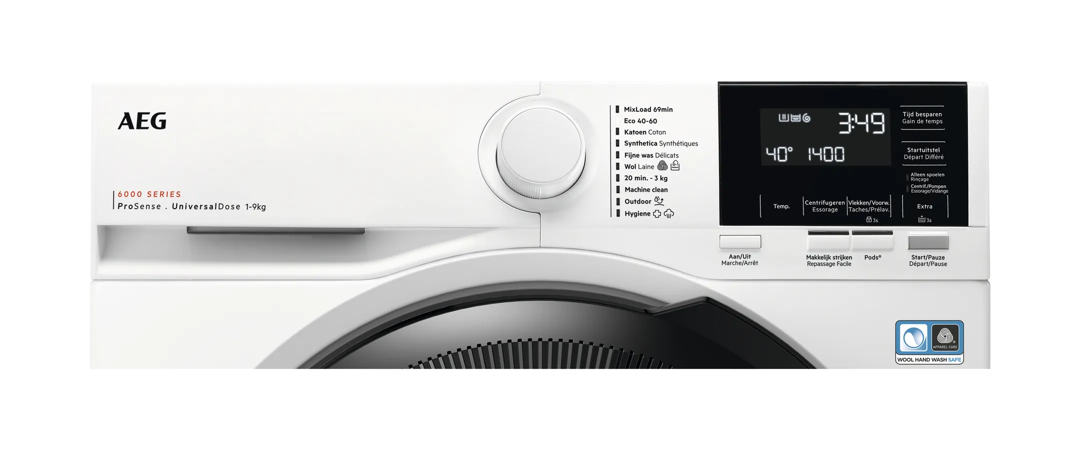 AEG Serie 6000 ProSense Washing Machine - LR63U944 image