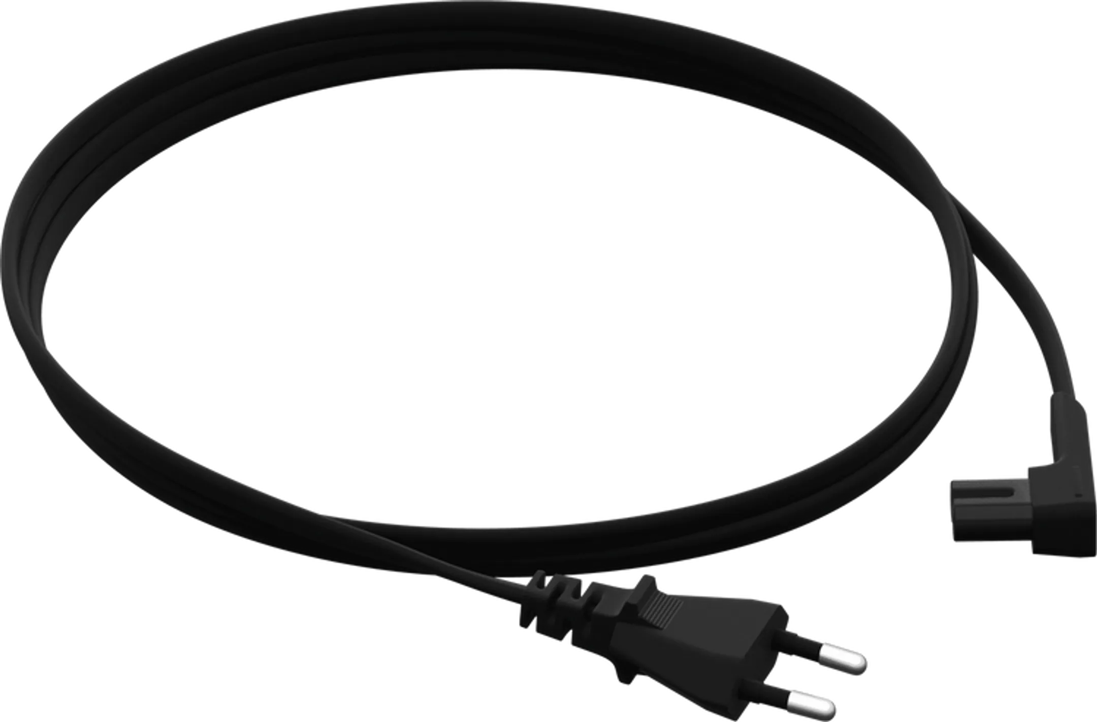 Câble d'alimention à Angle Droit - Noir