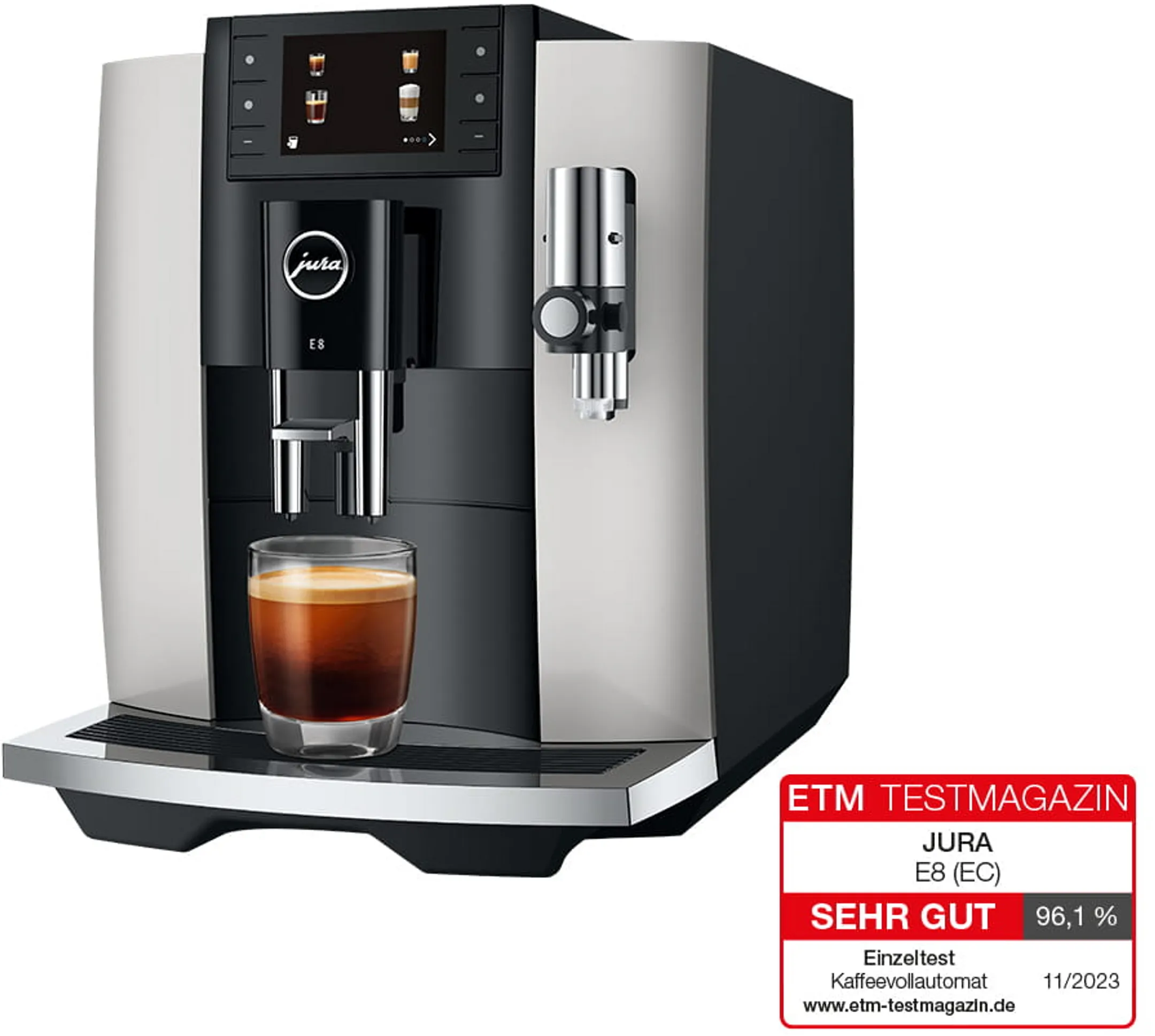 Jura Machine à expresso automatique E8 Platin EC image