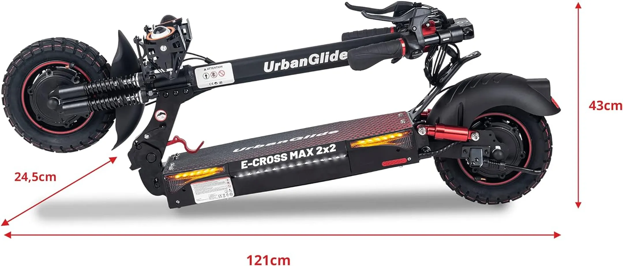 URBAN GLIDE eCross Max 2x2 E- scooter geländetauglich image