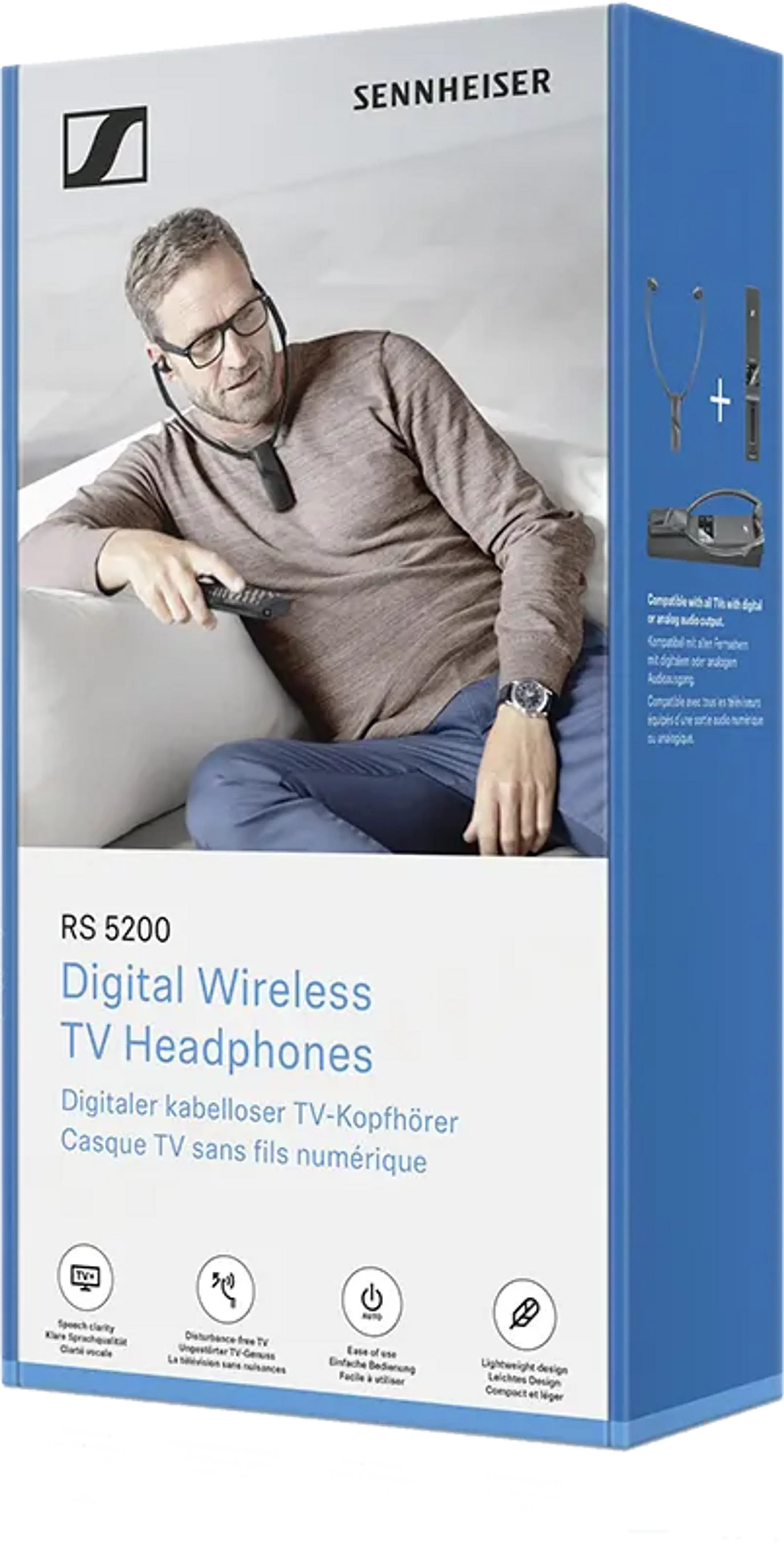 Sennheiser RS 5200 Wireless TV Earbuds - Black image