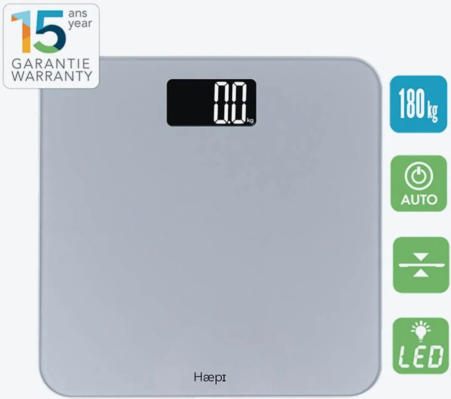 HAEPI HIEMILYSV bathroom scale Silver HIFI international