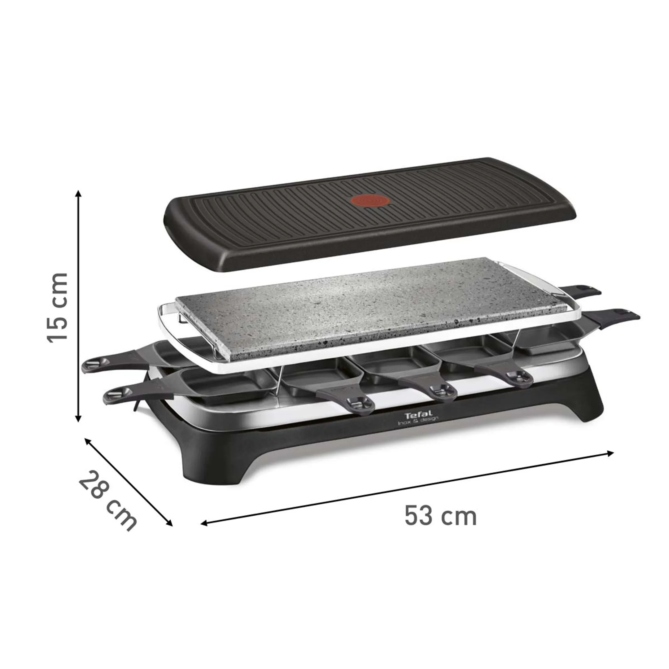 Tefal Raclette Pierrade 3-in-1 RE45A812 image