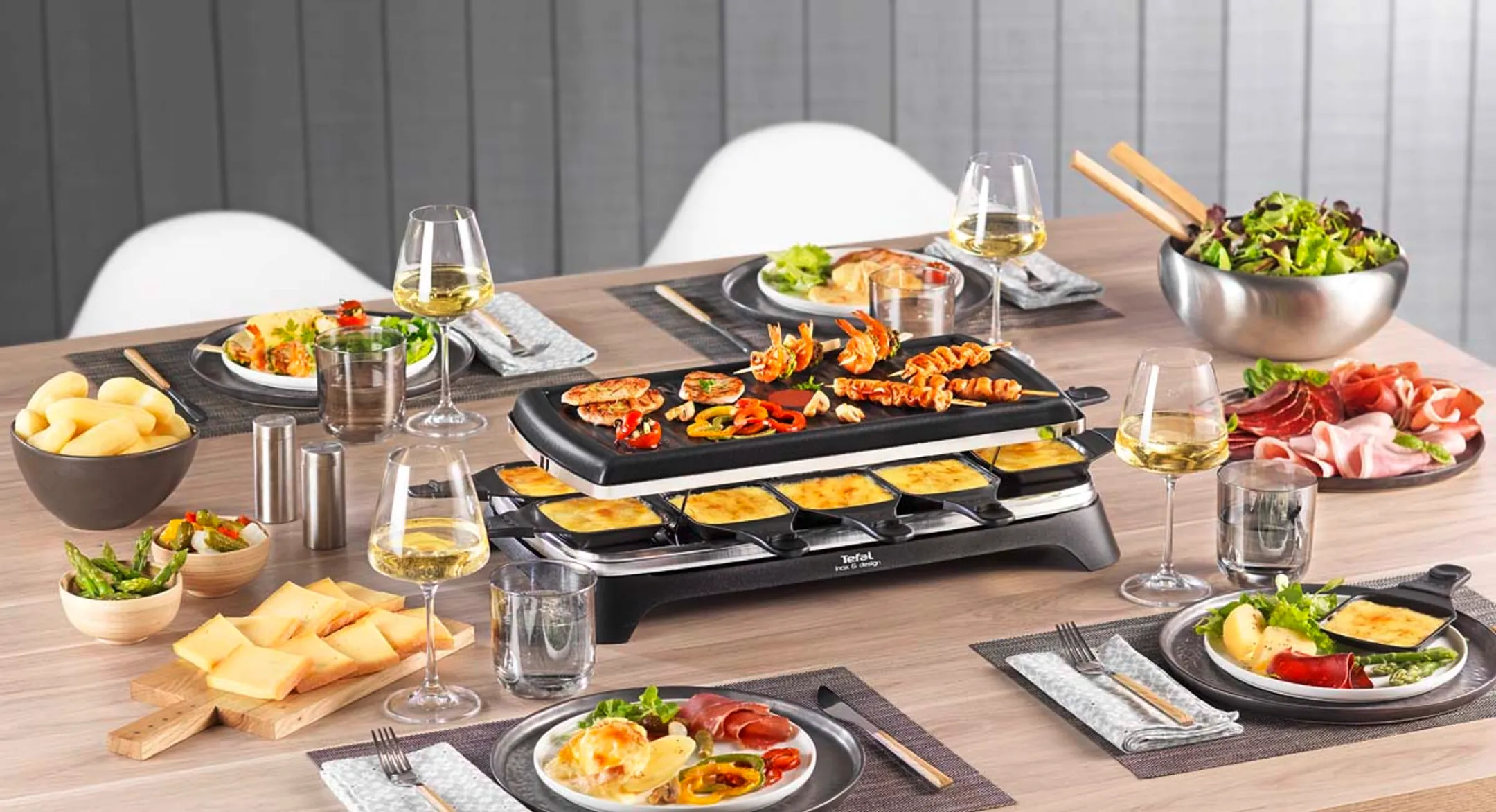 Tefal Raclette Pierrade 3-in-1 RE45A812 image