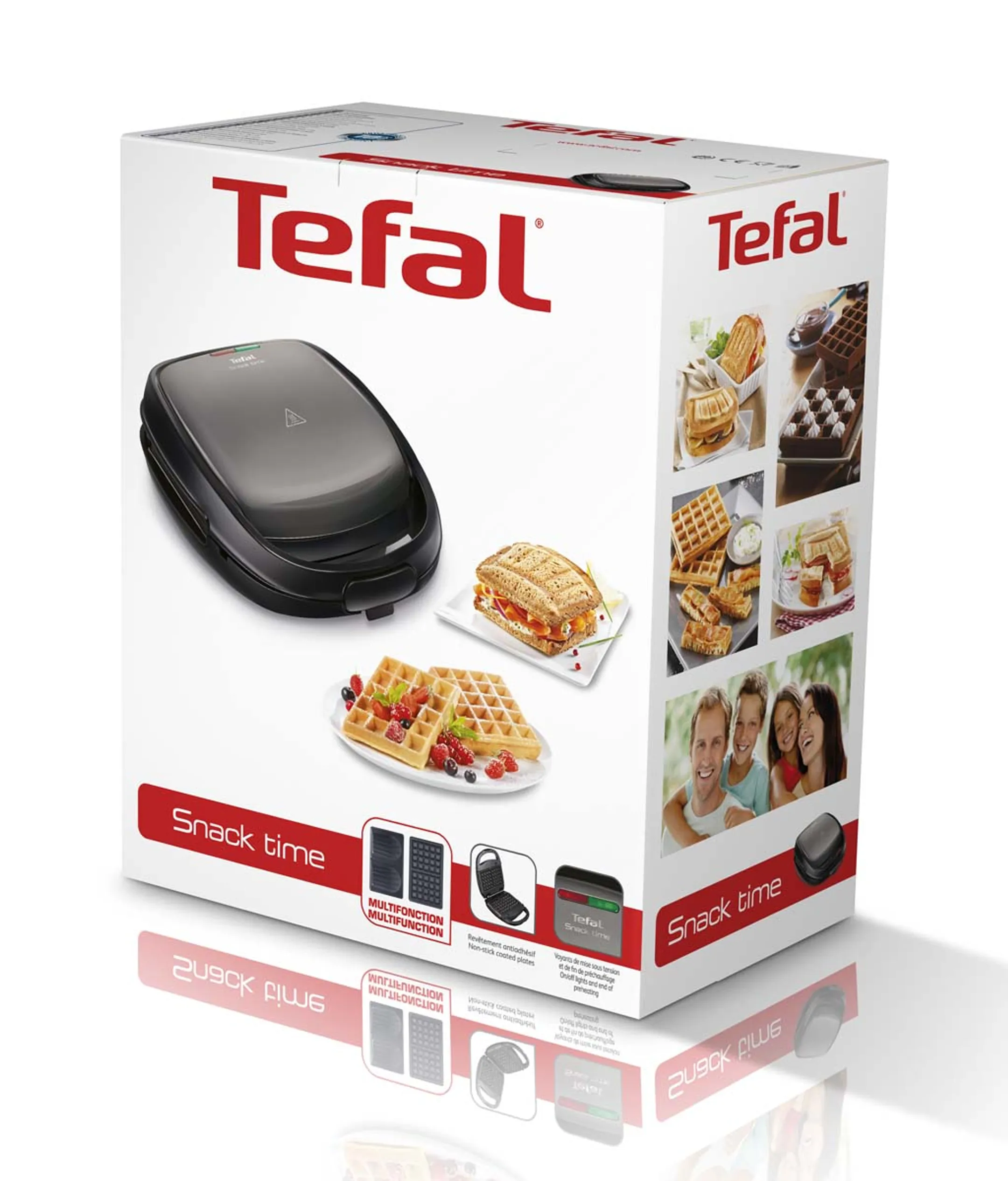 Tefal Snack Time SW341812 Sandwich maker image
