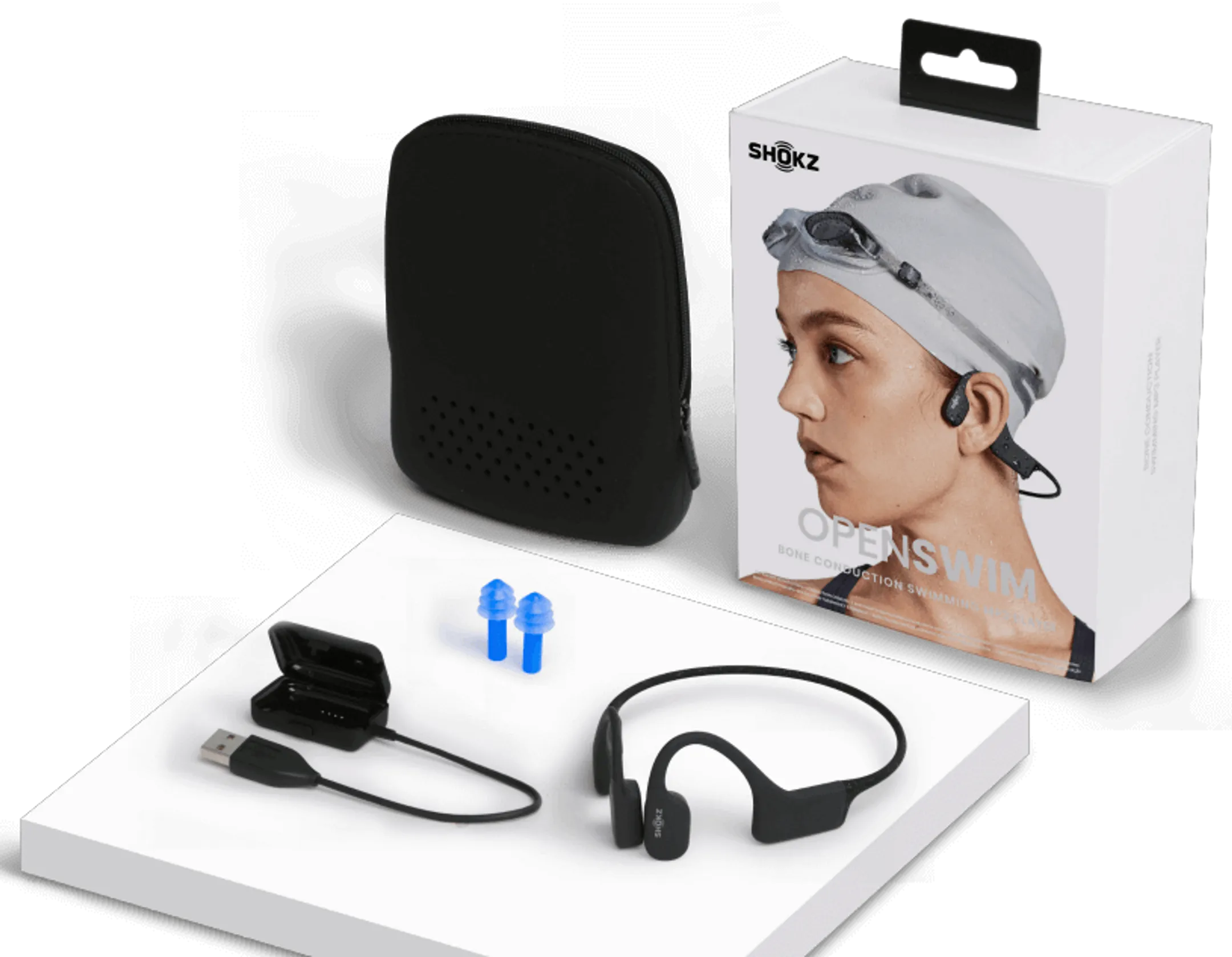 Shokz OpenSwim Wireless Headphones - Black image