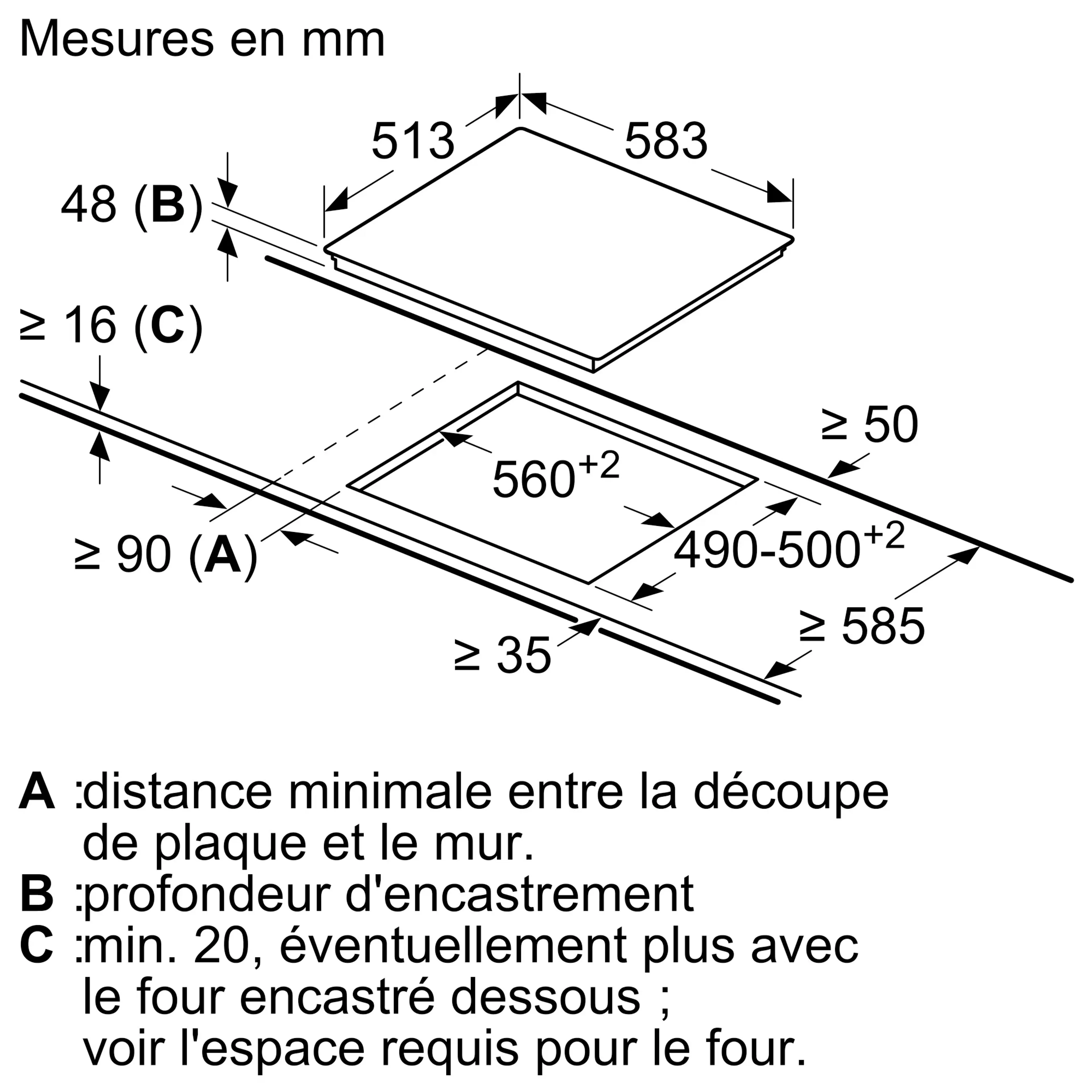Bosch Taque vitrocéramique Serie 4 PKE645BA2E image