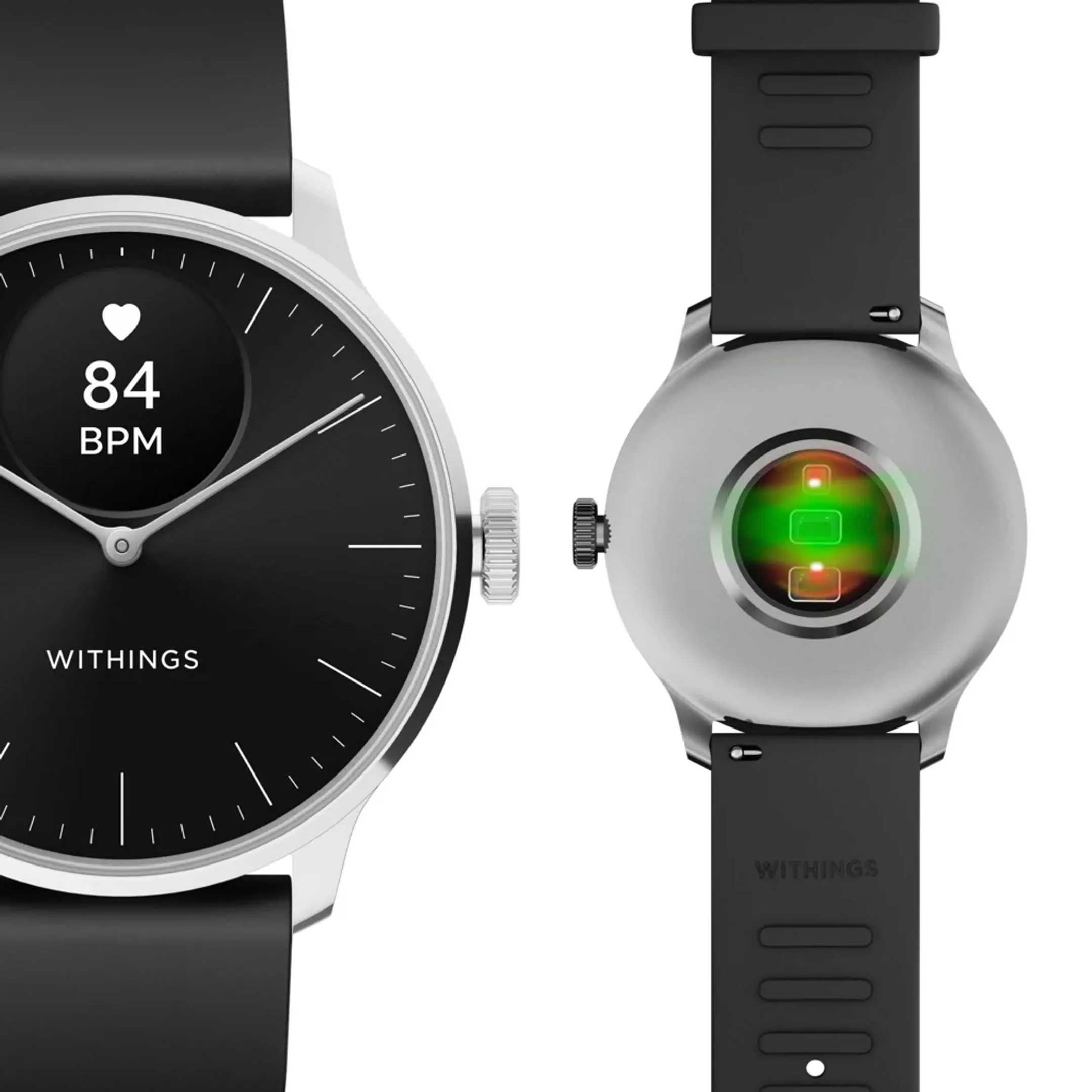WITHINGS Smartwatch ScanWatch Light - 37 mm - Schwarz image