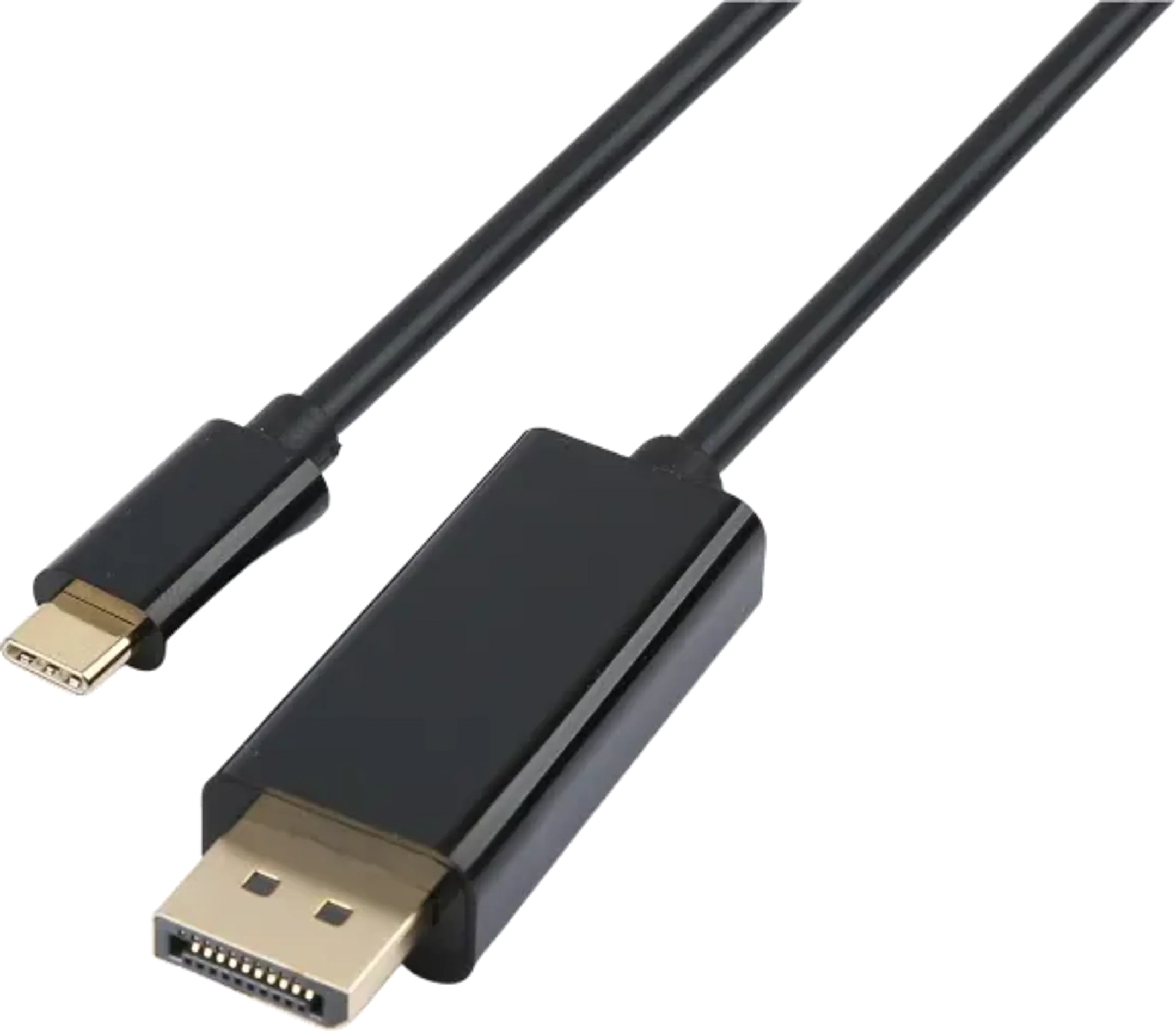 USB C to DisplayPort cable - 1 m. - Black