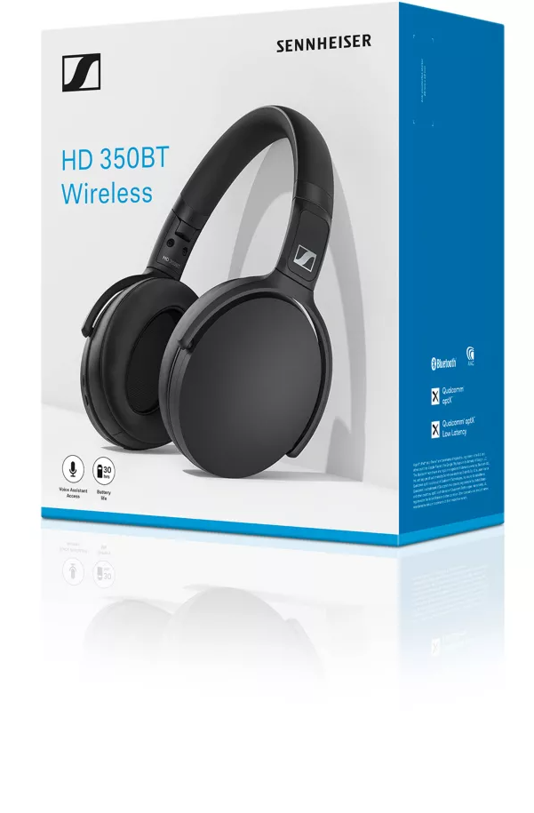 Sennheiser HD 350BT Bluetooth Headset Black