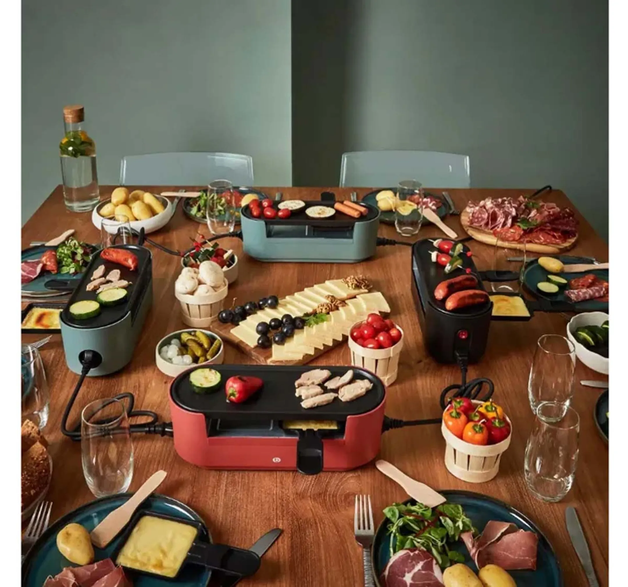 ESSENTIEL-B Raclette & grill Multiplug Black image