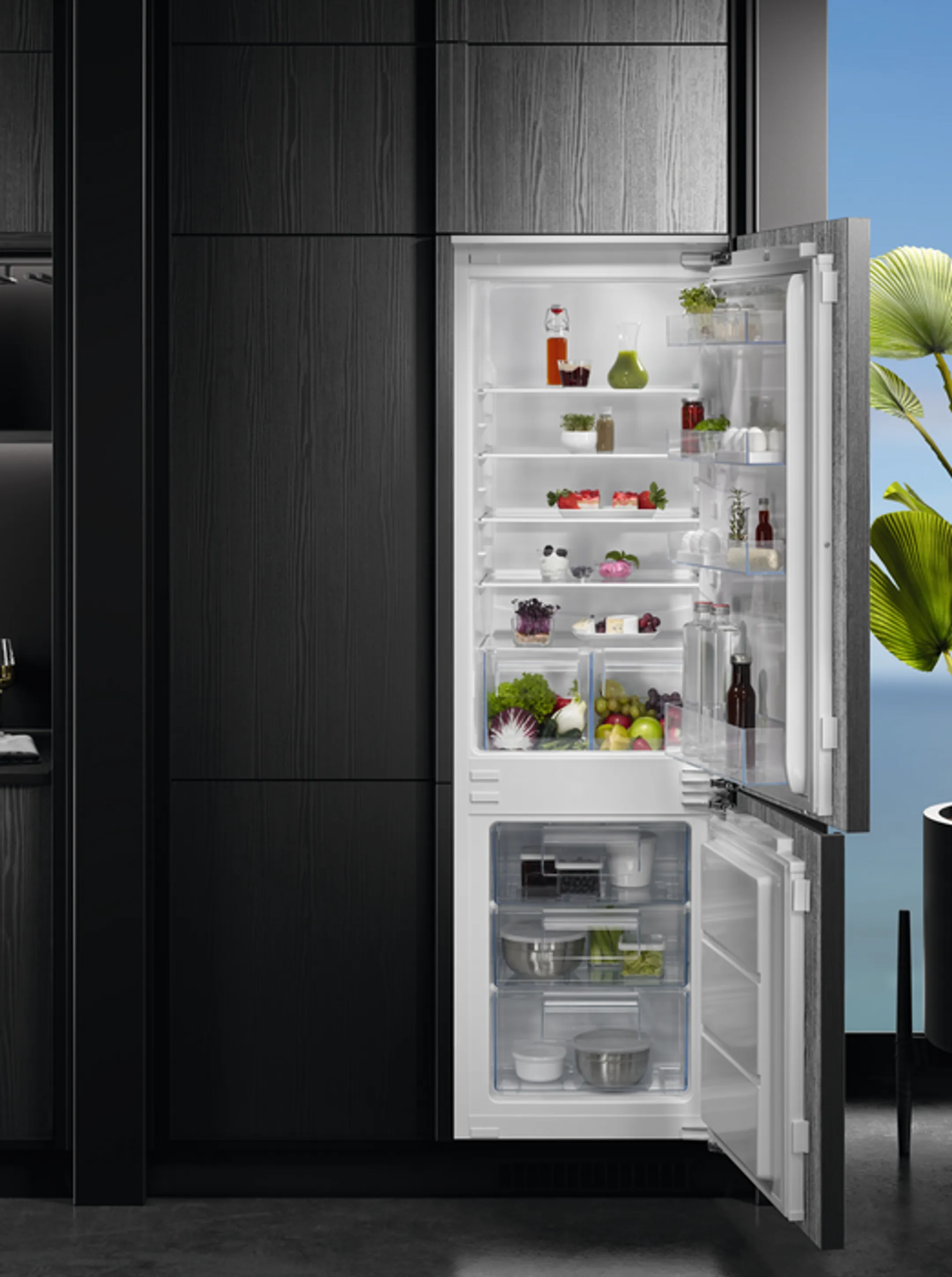 AEG Combi Frigo congélateur encastrable Serie 5000 NSC5S181EF image
