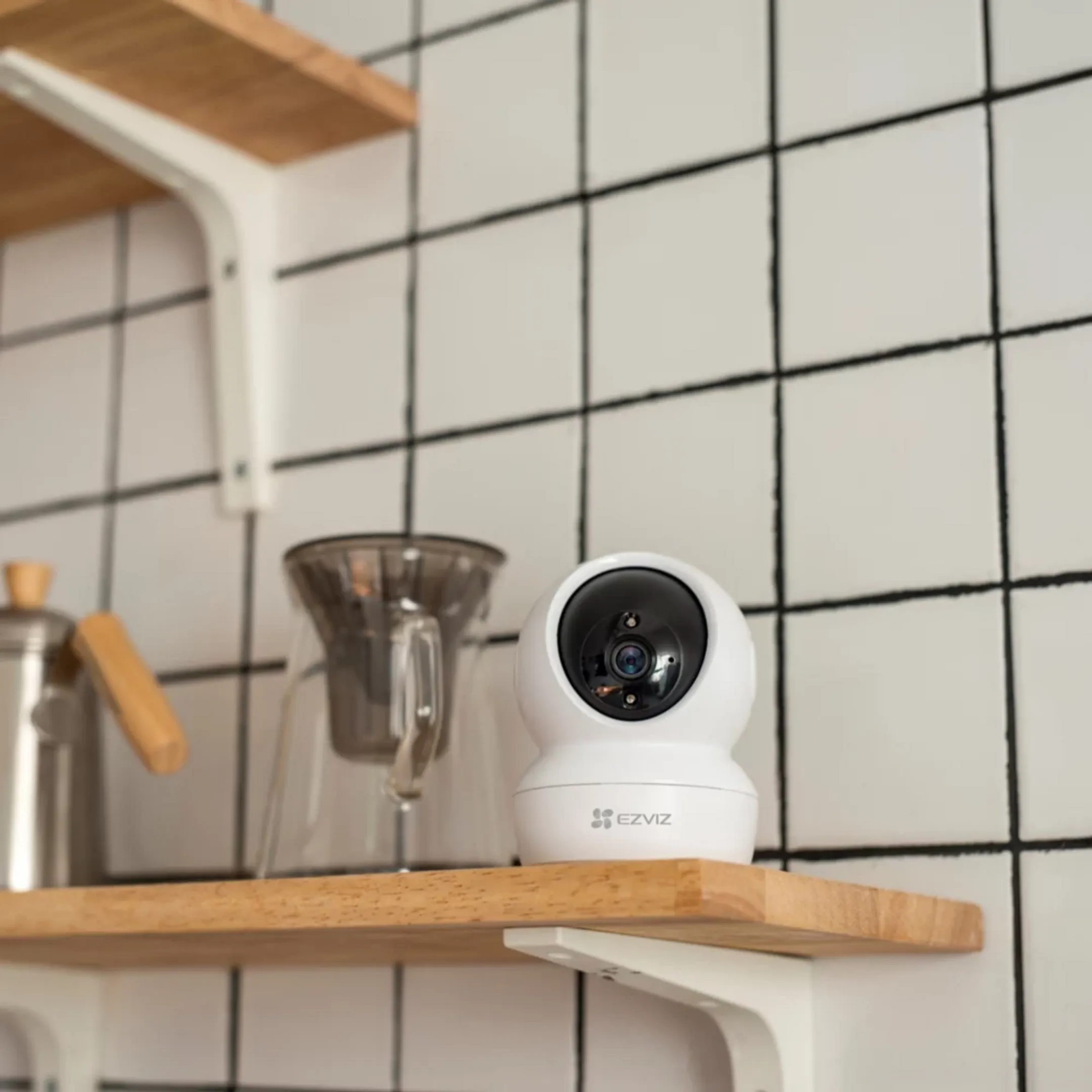 Ezviz Caméra de surveillance H6c - Blanc image