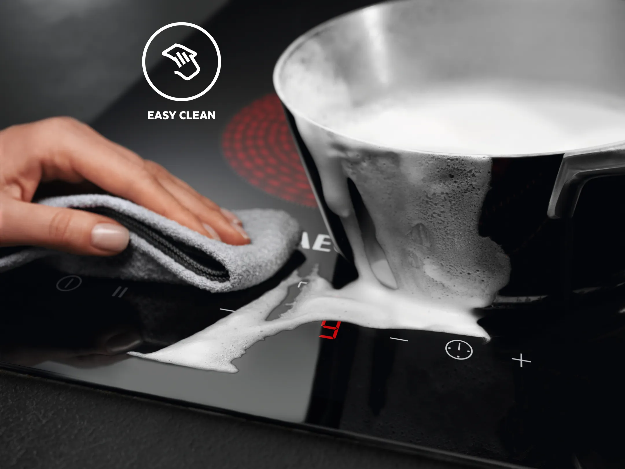 AEG Induktionskochplatte IKB64431XB Hob2Hood image