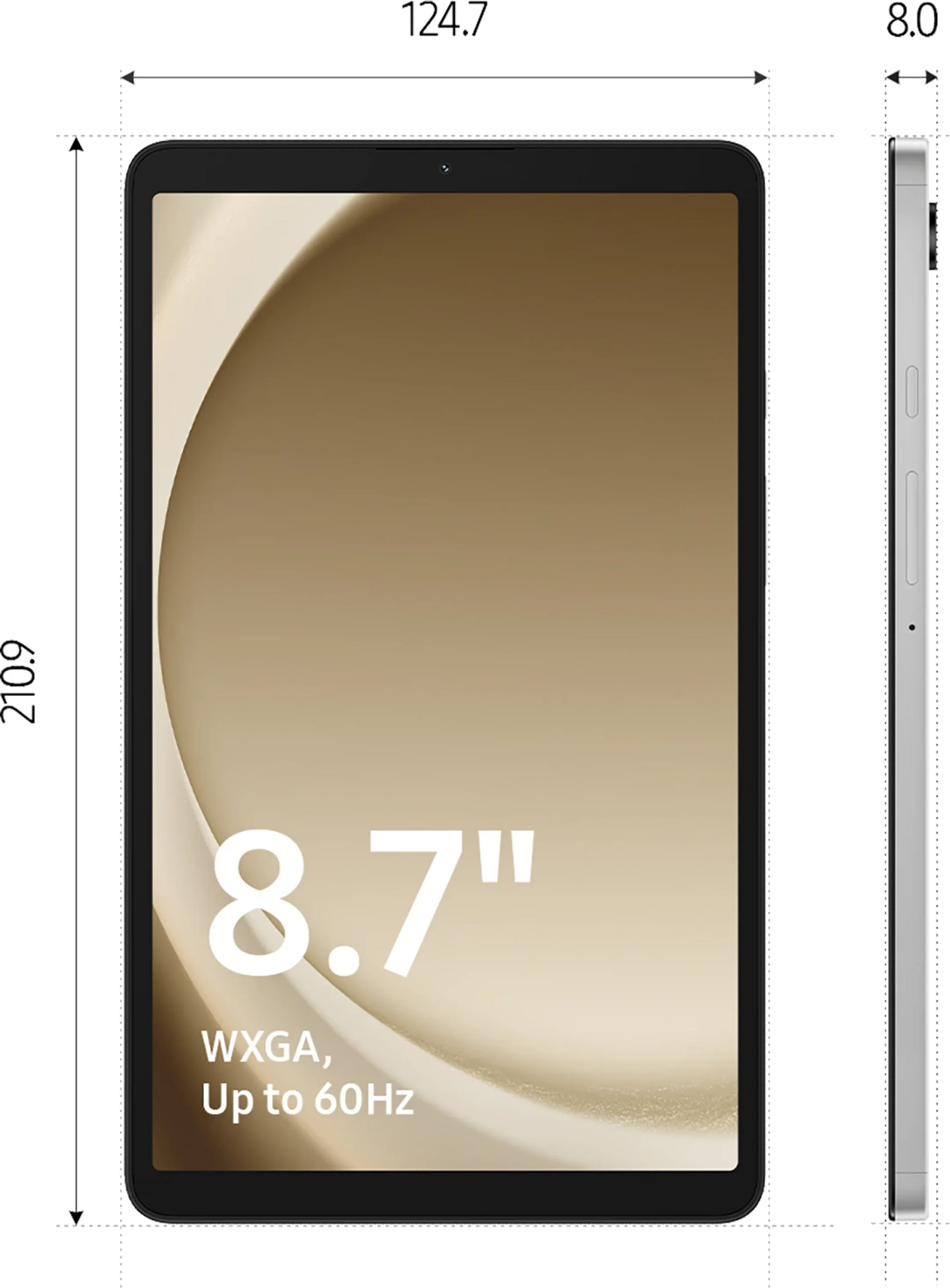 Samsung Tablette Galaxy Tab A9 WiFi - 128Go - Anthracite image