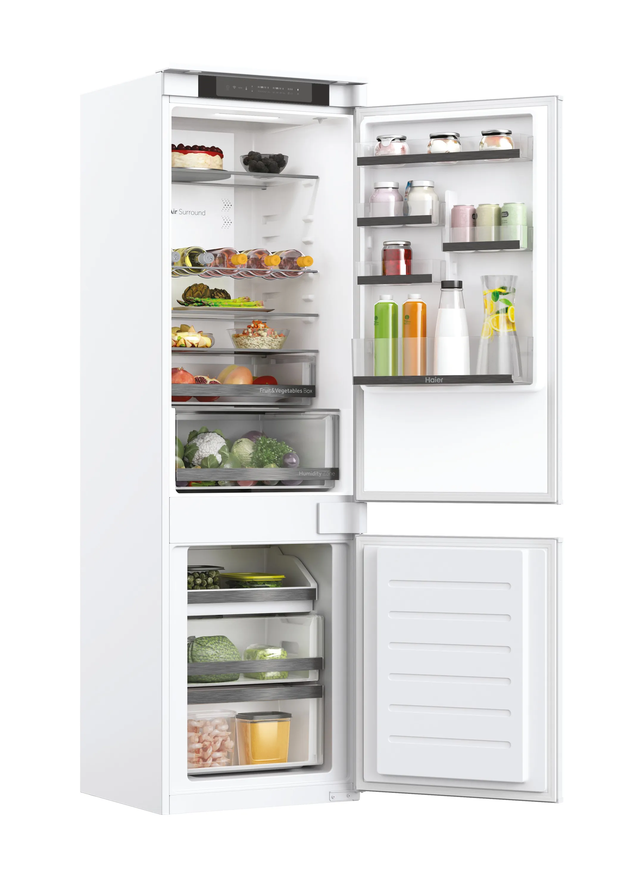 Haier Combi frigo congélateur encastrable 2D 55 Series 6 HBW5518D image