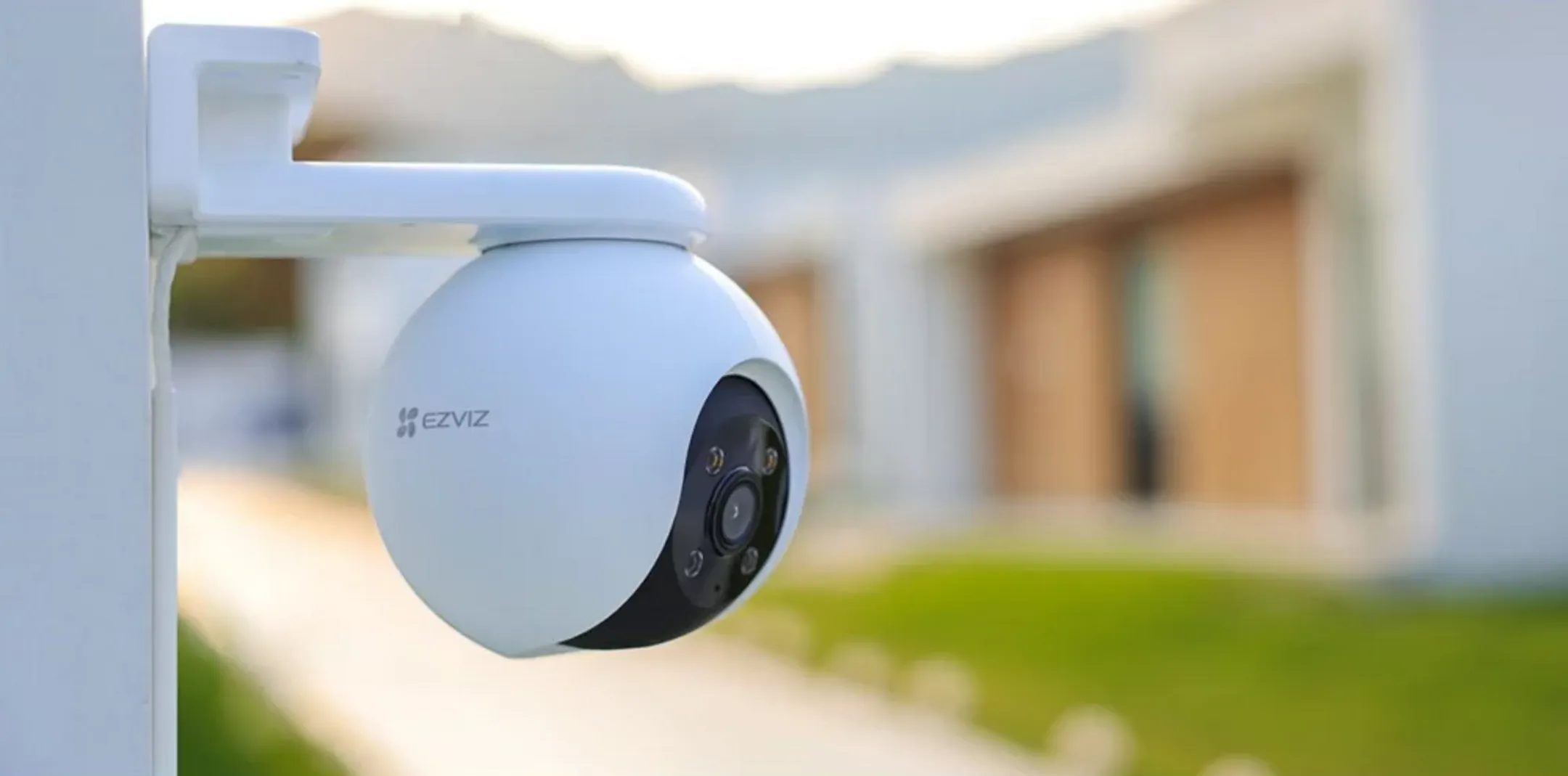 Ezviz H8 Pro 2K Motorized Security Camera - White image