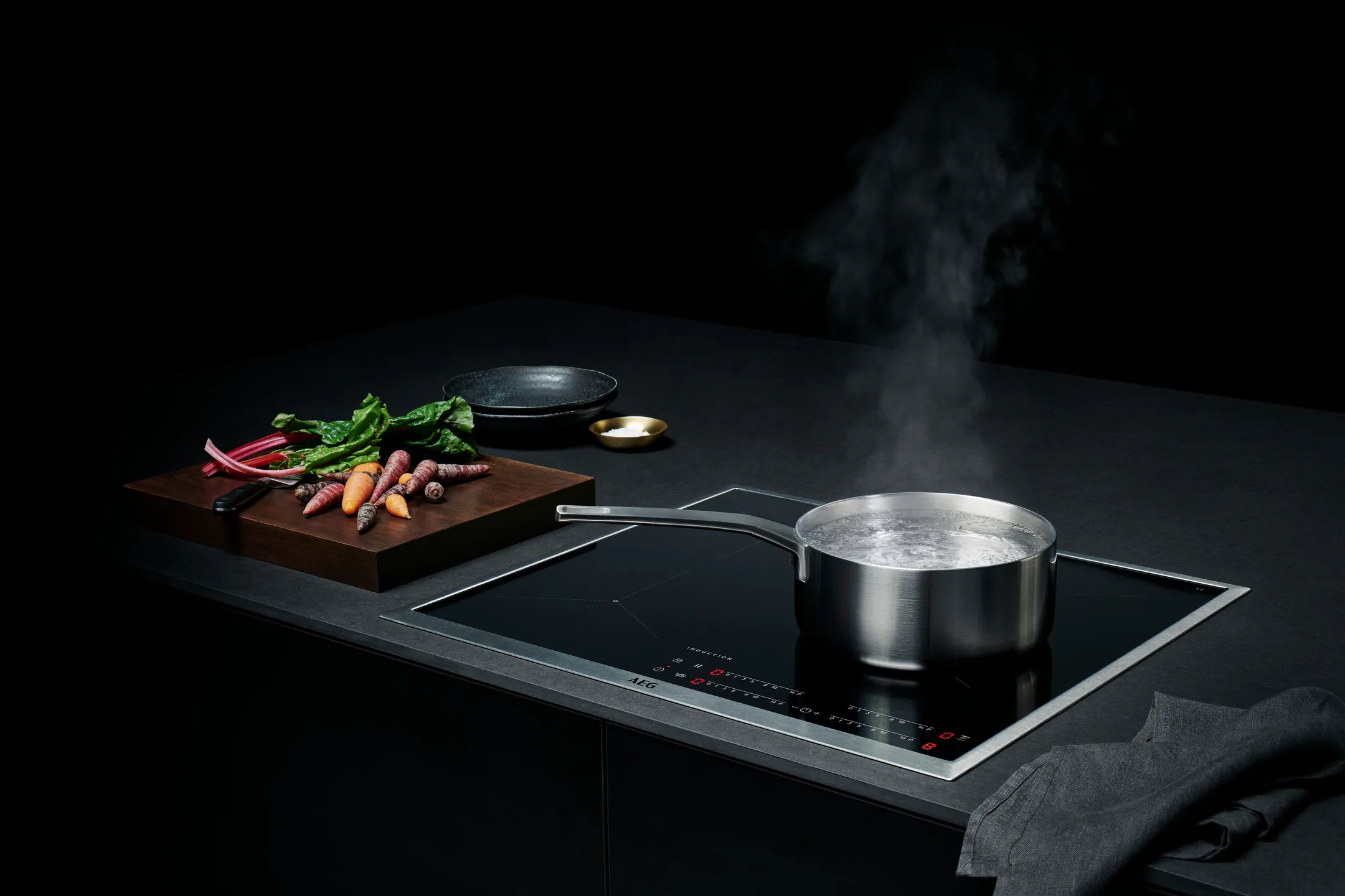 AEG Induktionskochplatte IKB64431XB Hob2Hood image