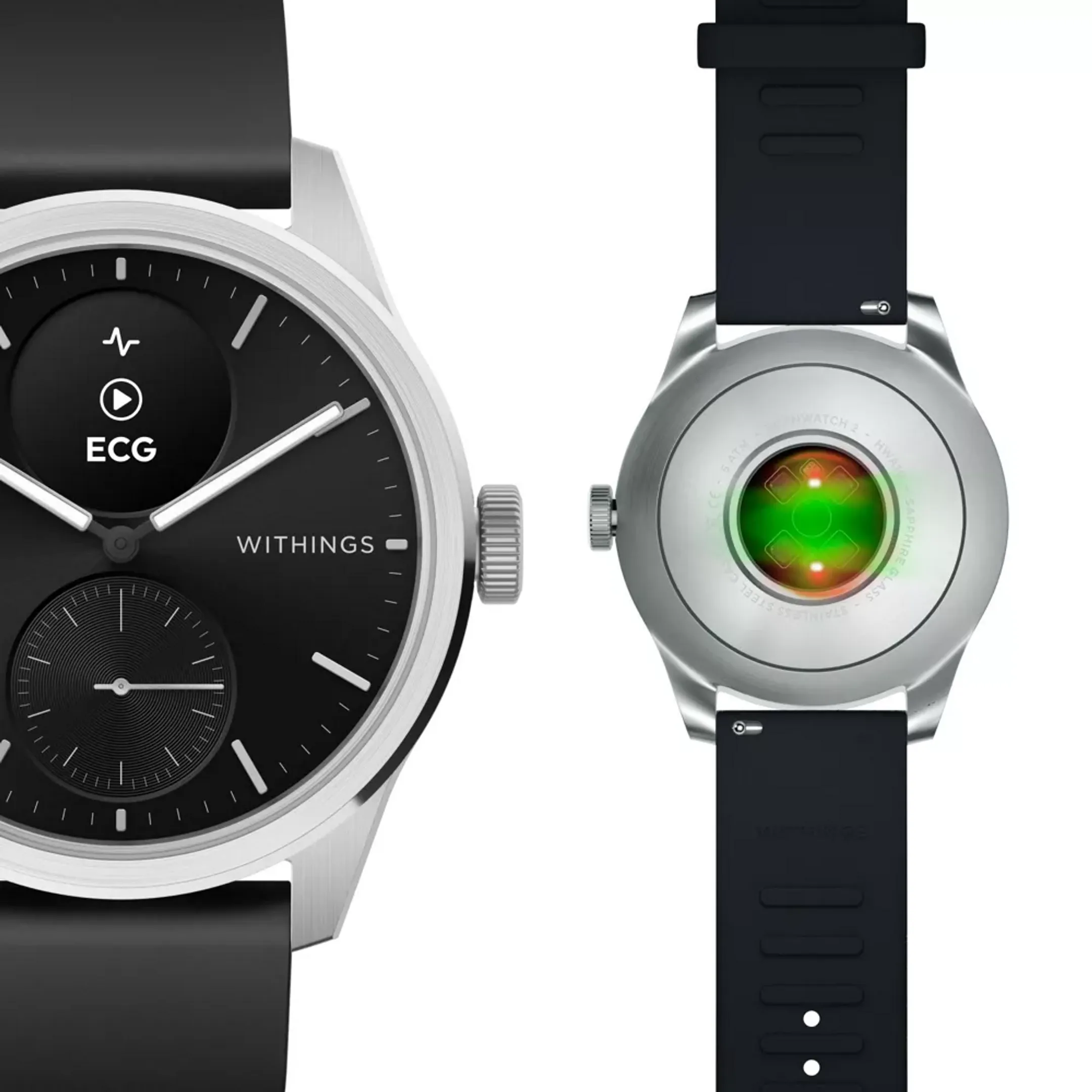 WITHINGS Smartwatch ScanWatch 2 - 42 mm - Black image