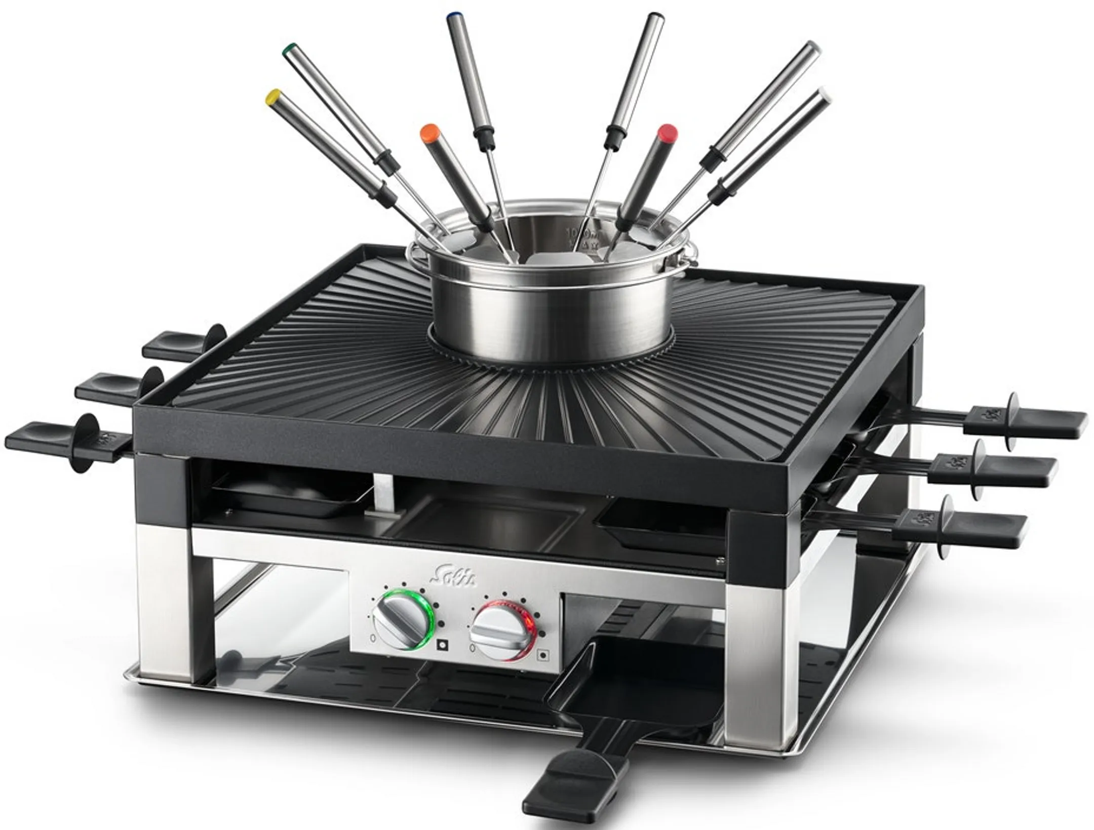 Raclette Fondue 3 in 1 Combi Grill T796