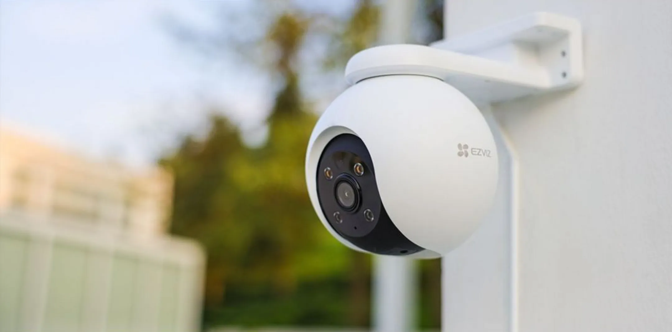 Ezviz H8 Pro 2K Motorized Security Camera - White image