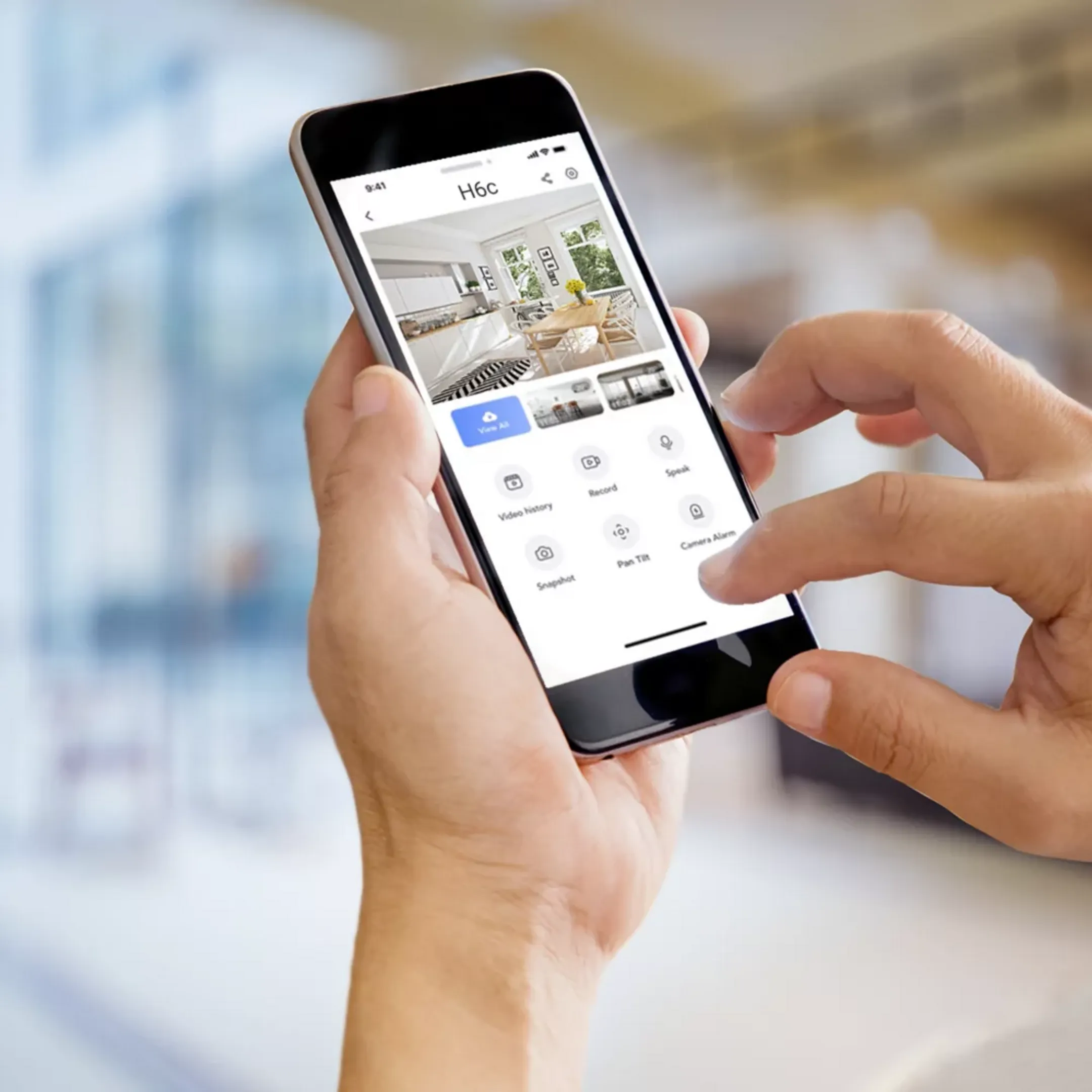 Ezviz Caméra de surveillance H6c - Blanc image