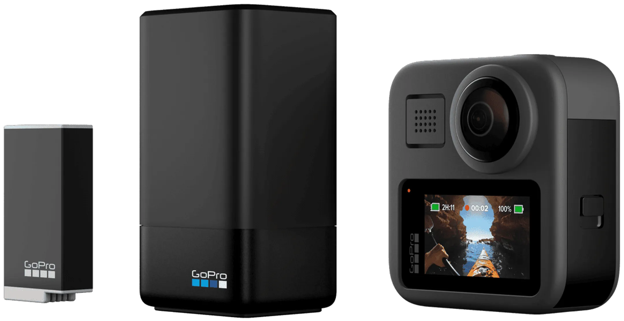 GoPro Duales Batterieladegerät & Enduro-Akku für MAX image