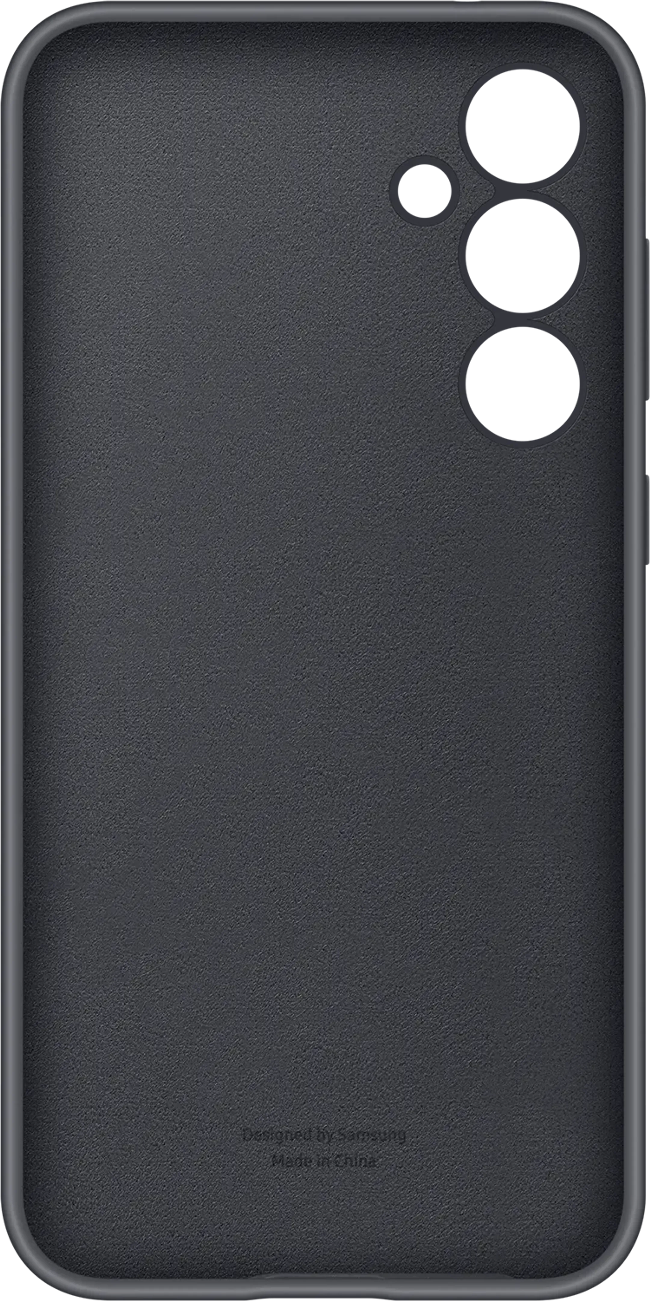 Coque en silicone pour Galaxy S23 FE - Noir