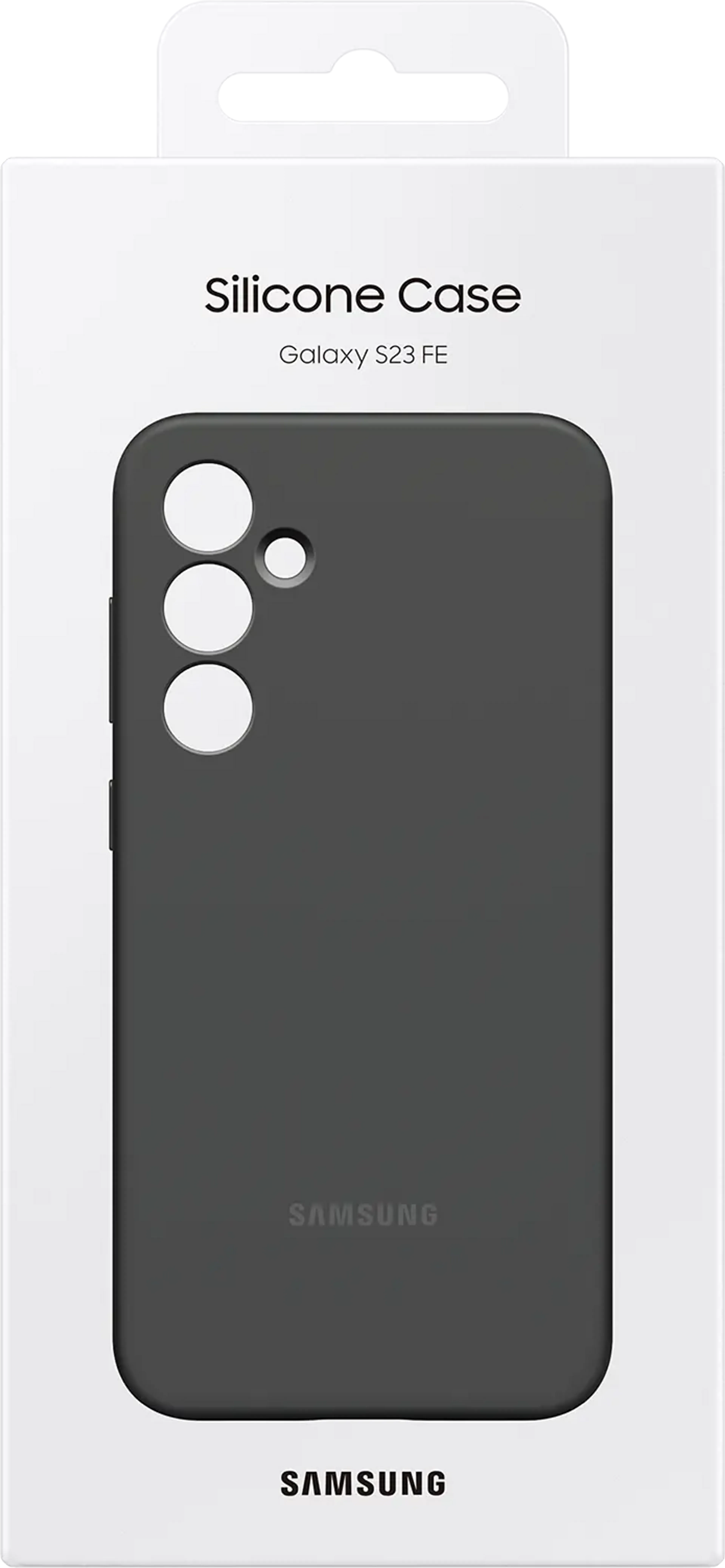 Samsung Silicone case for Galaxy S23 FE - Black image