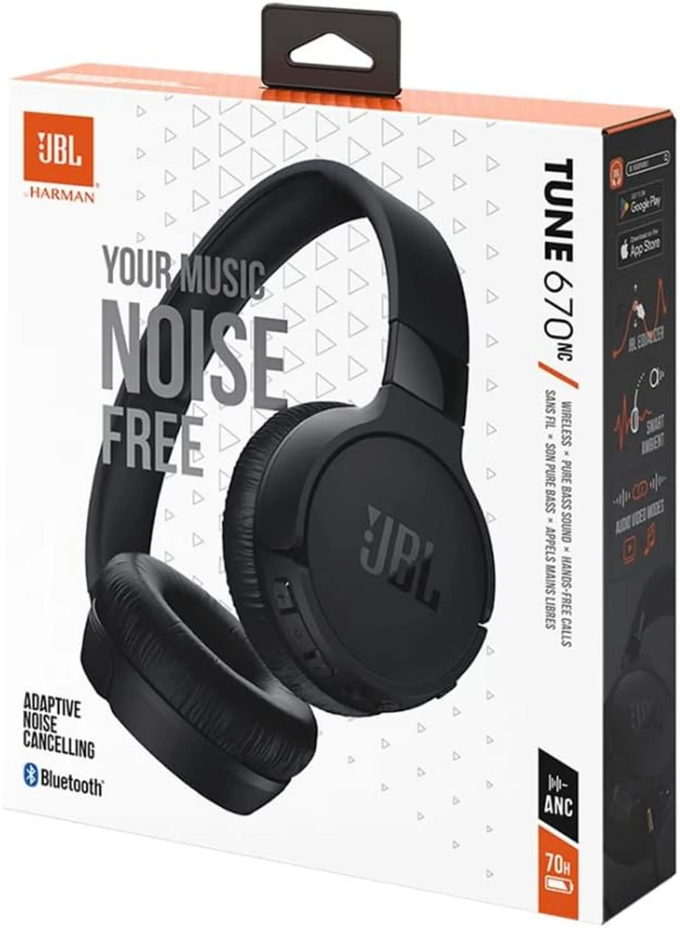 JBL Casque sans fil Tune 670NC - Noir image