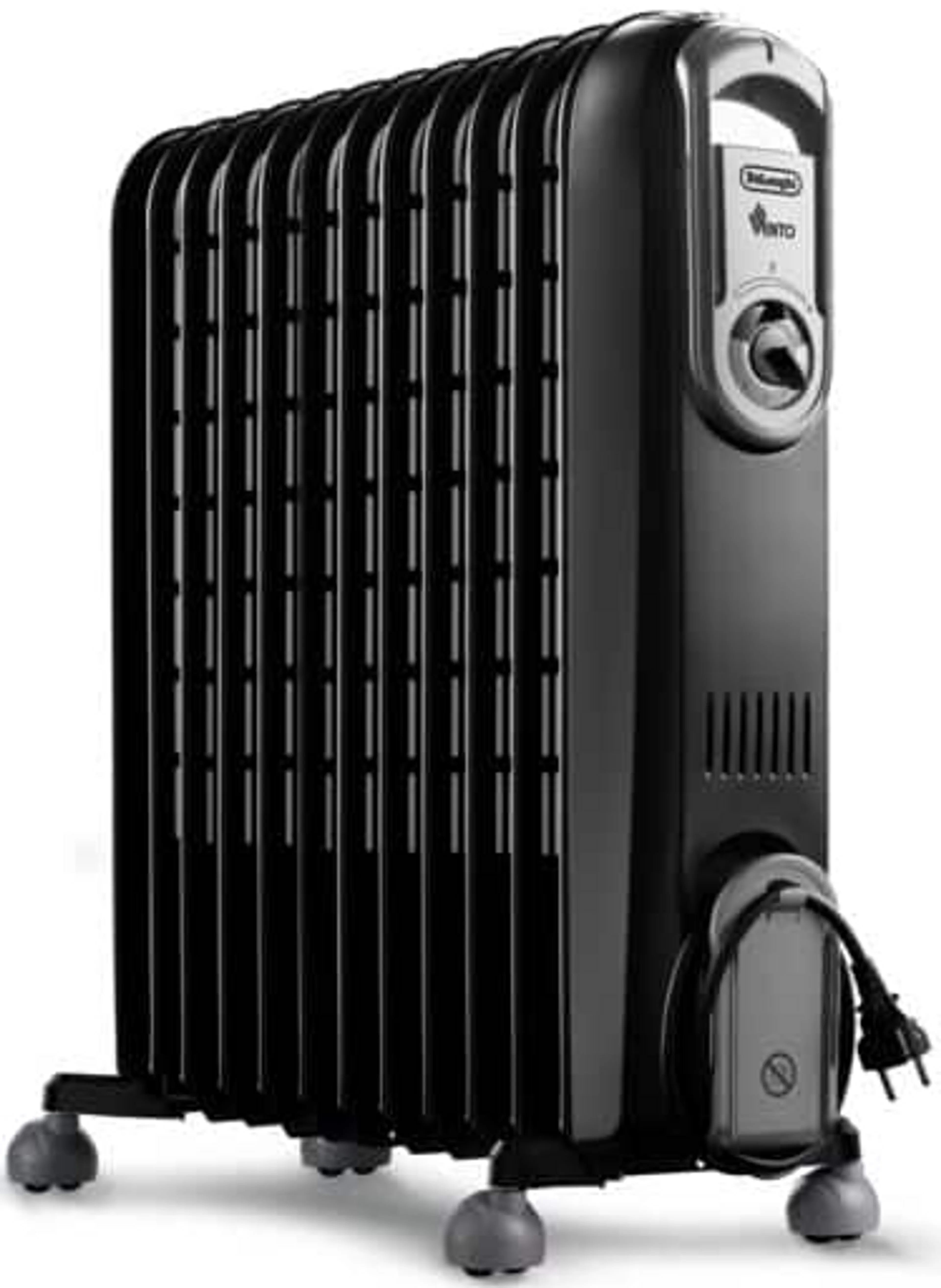 De'Longhi Oil bath radiator Vento V551225.BG - Black image