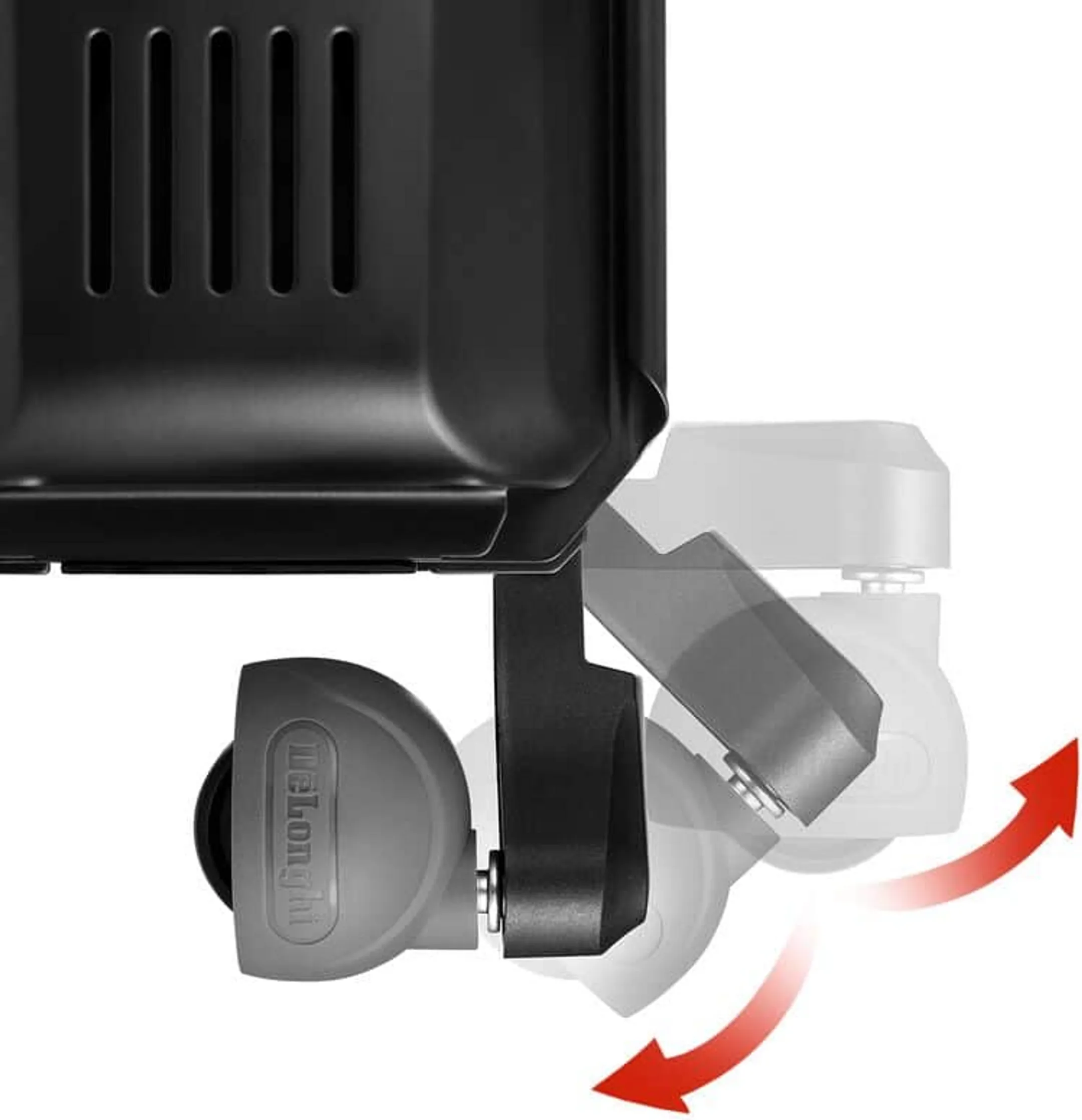 De'Longhi Ölbad-Heizkörper Vento V551225.BG - Schwarz image