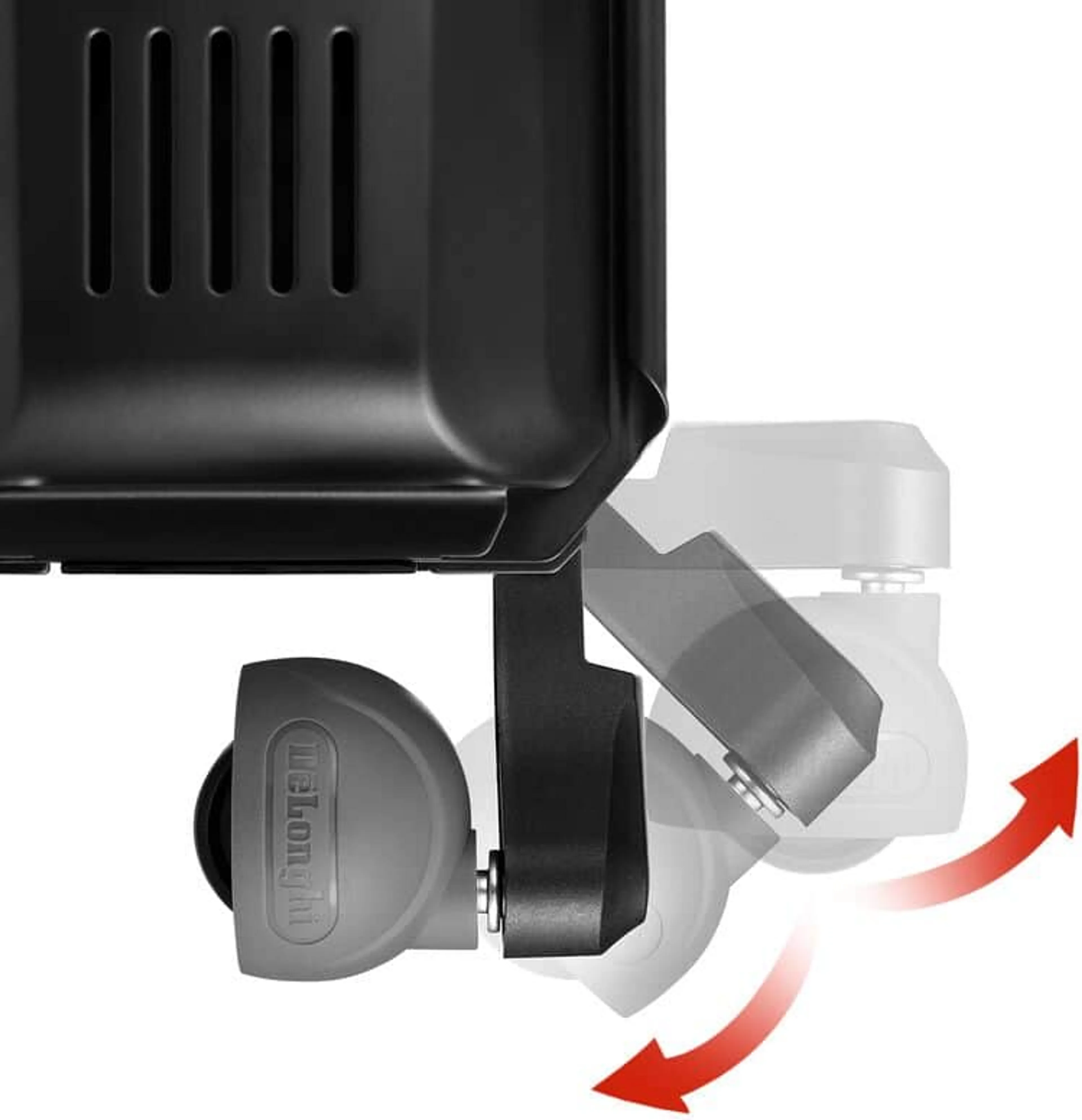 De'Longhi Oil bath radiator Vento V551225.BG - Black image