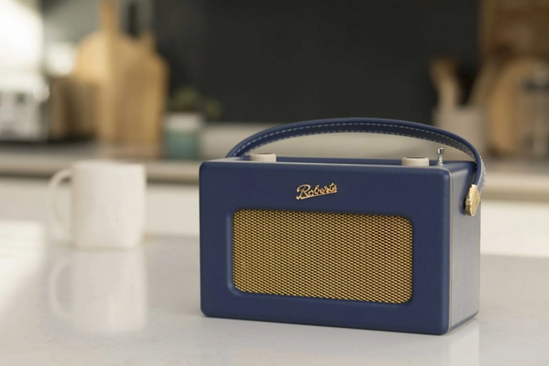 ROBERTS RADIO Revival iStream 3L Bluetooth Internet Radio - Navy Blue image